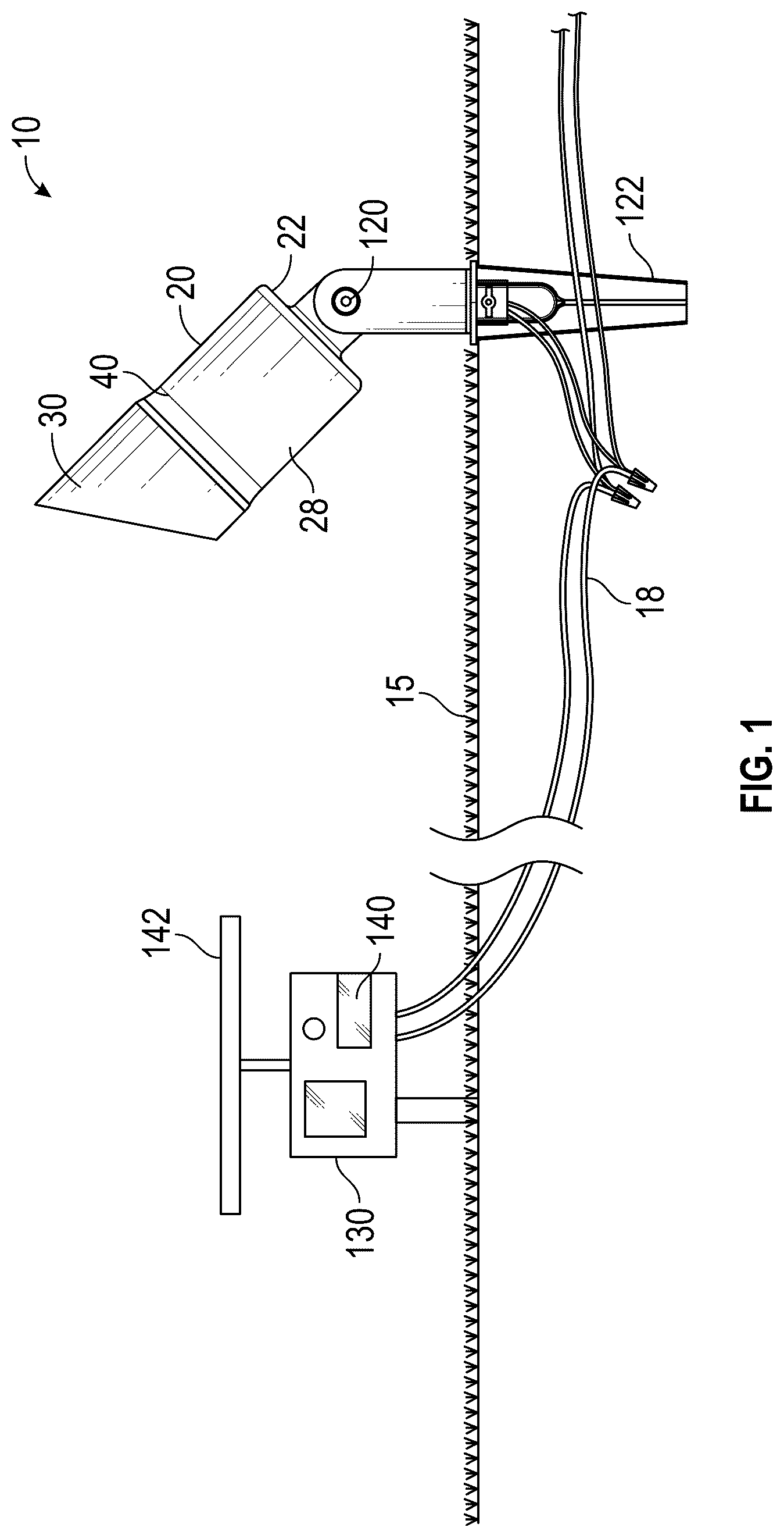 Patent US12480641 Figure 1 – Methods and apparatus for tool-less exterior led lighting fixtures