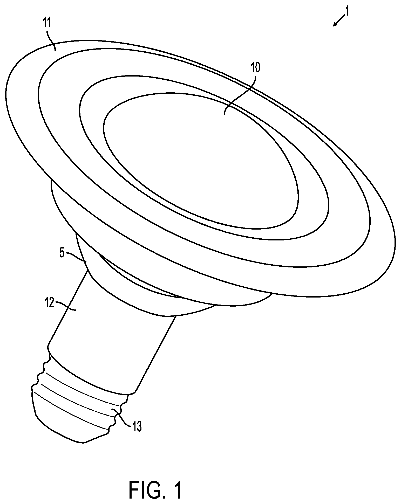 Patent US12480642 Figure 1 – Adjustable recessed light fixture