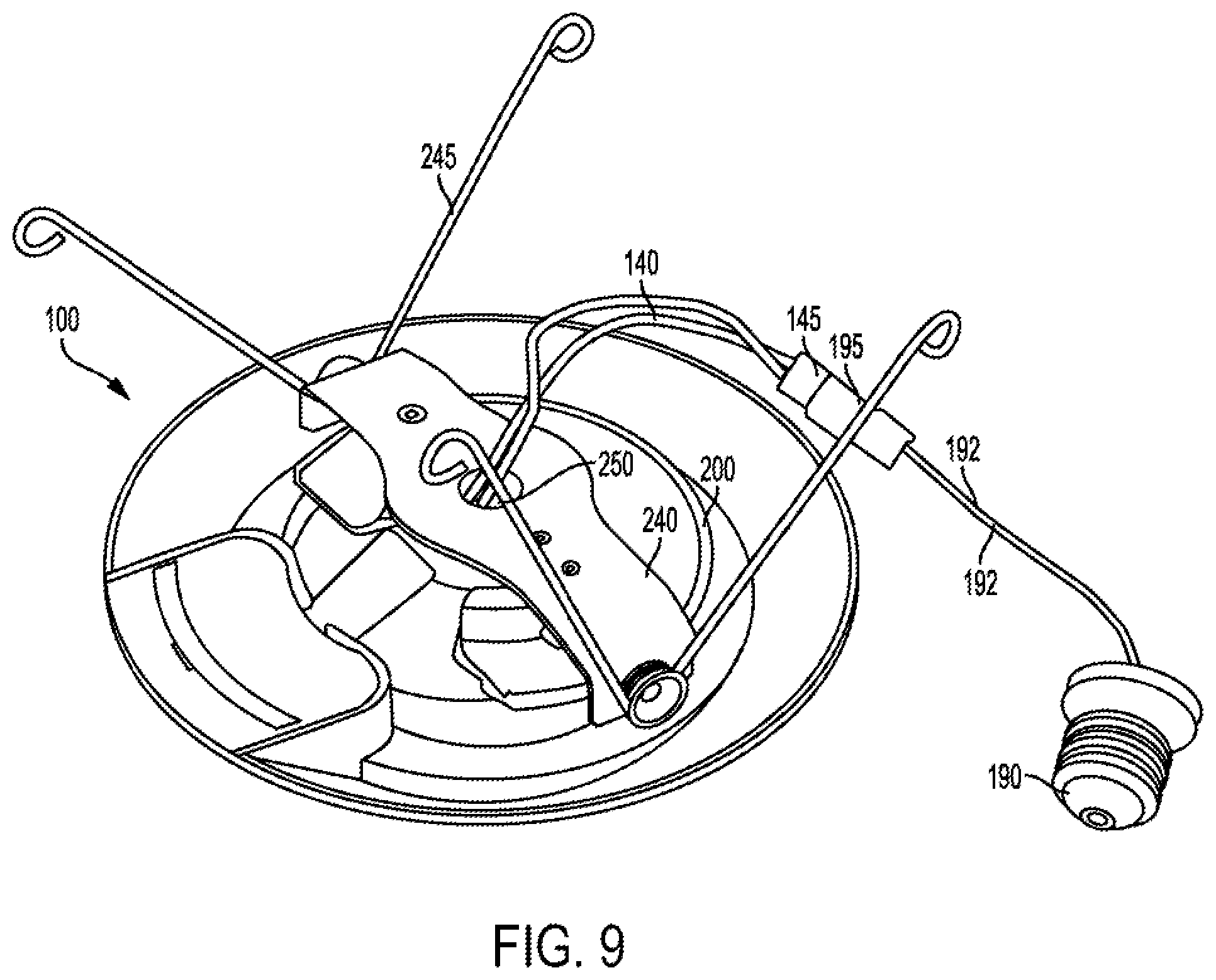 Patent US12480643 Figure 10 – Twist and lock mounting bracket