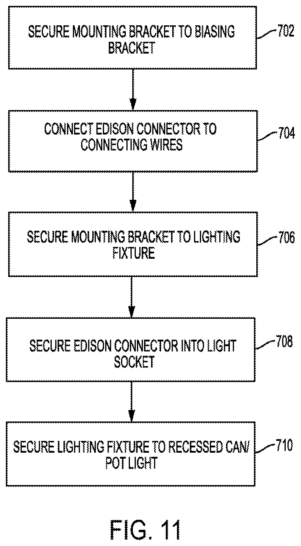 Patent US12480643 Figure 12 – Twist and lock mounting bracket