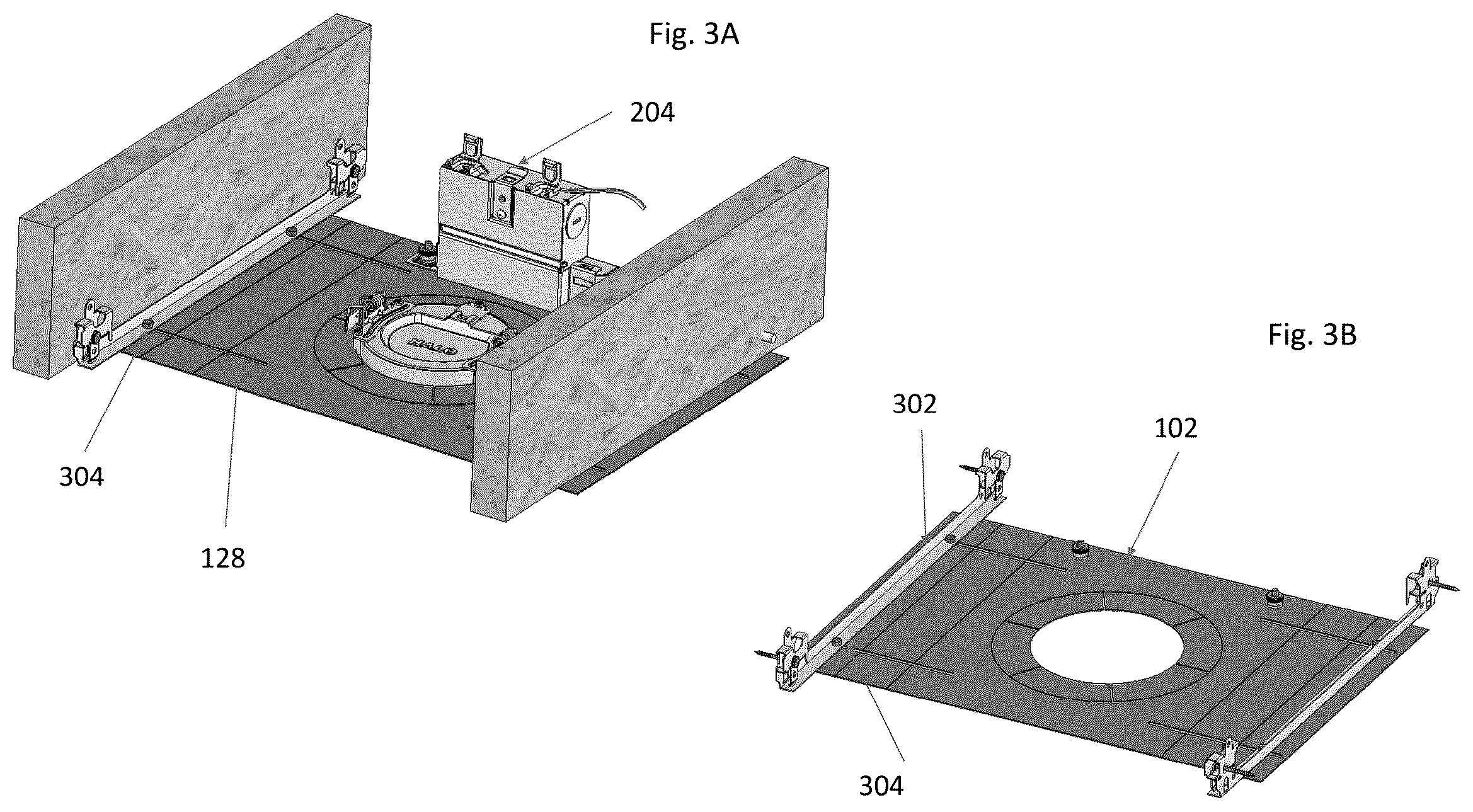 Patent US12480644 Figure 2 – Configurable flat mounting frame with hanger bars