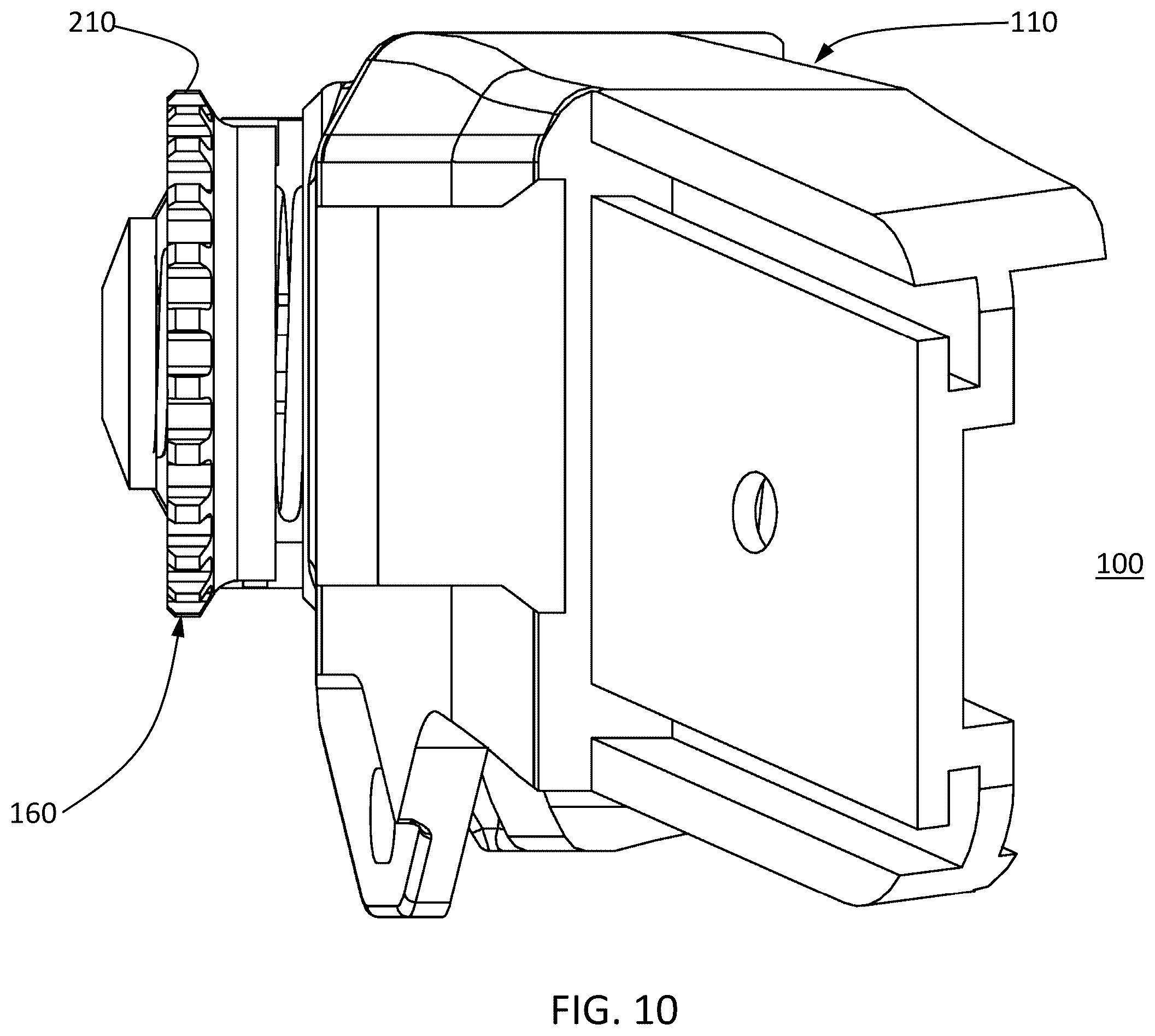 Patent US12480645 Figure 10 – Helmet mounted multispectral illumination device