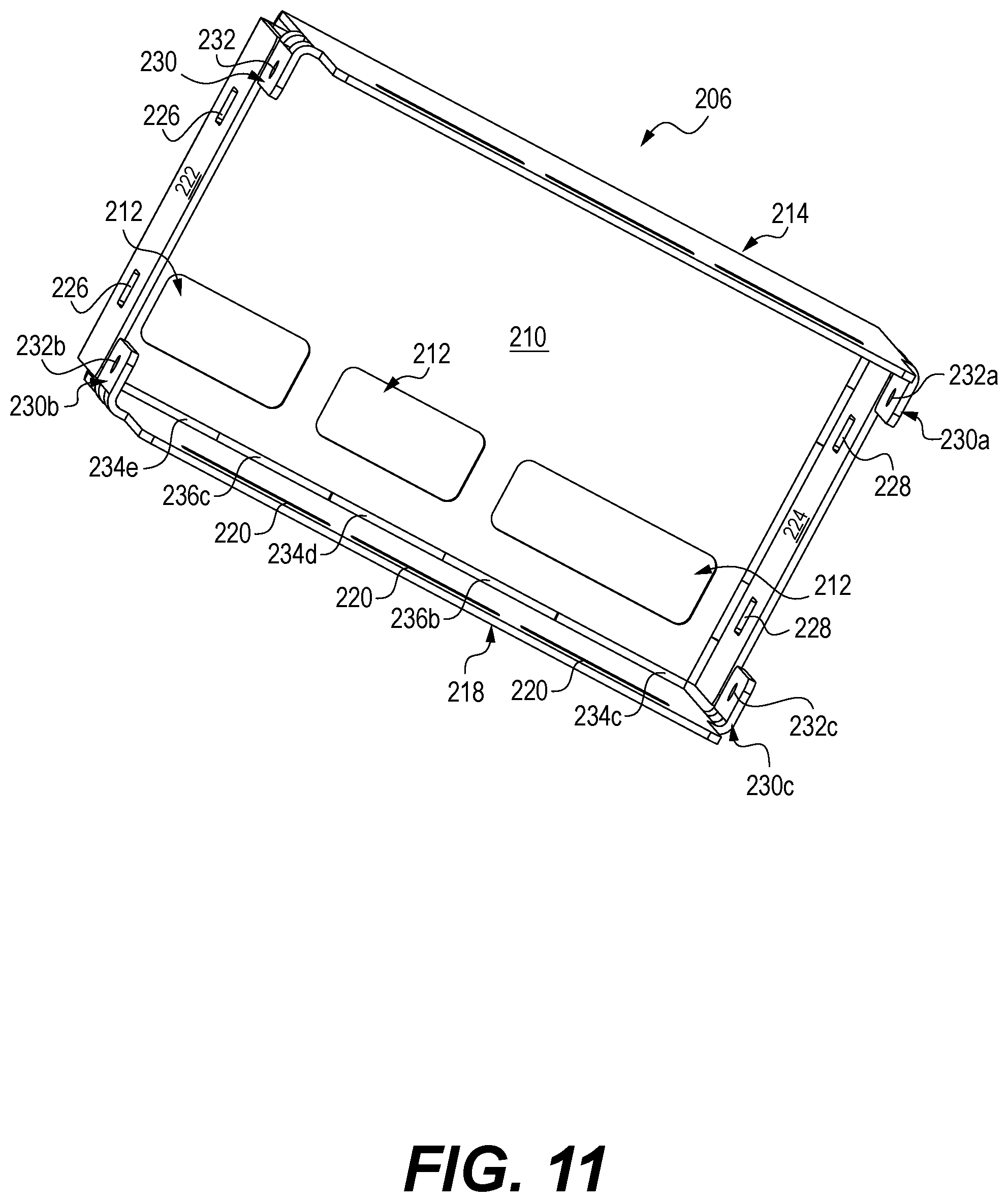 Patent US12480646 Figure 8 – Aiming system for retrofitting a lighting system with LED lights