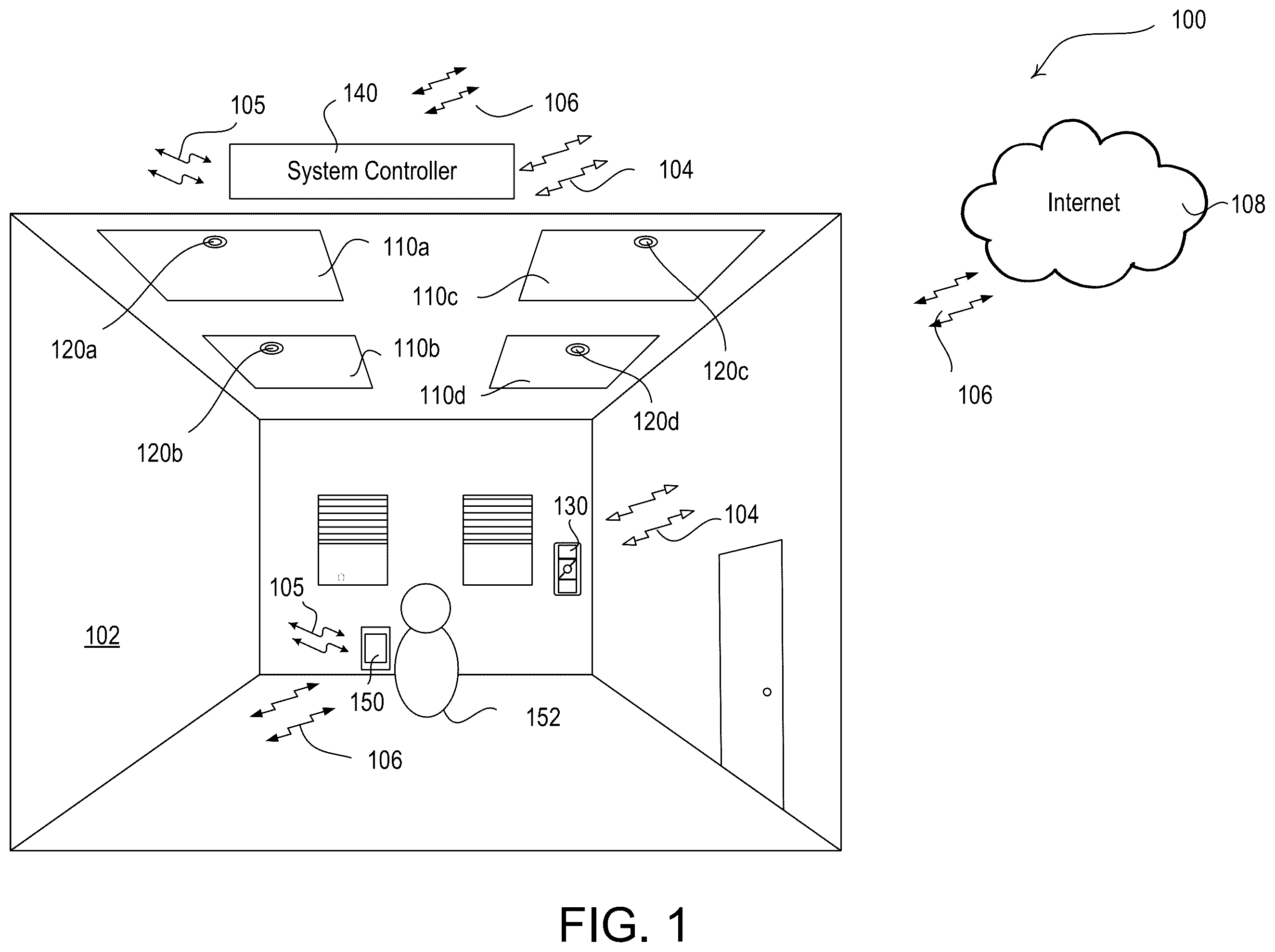 Patent US12480647 — Control module for a lighting fixture — Figure 1
