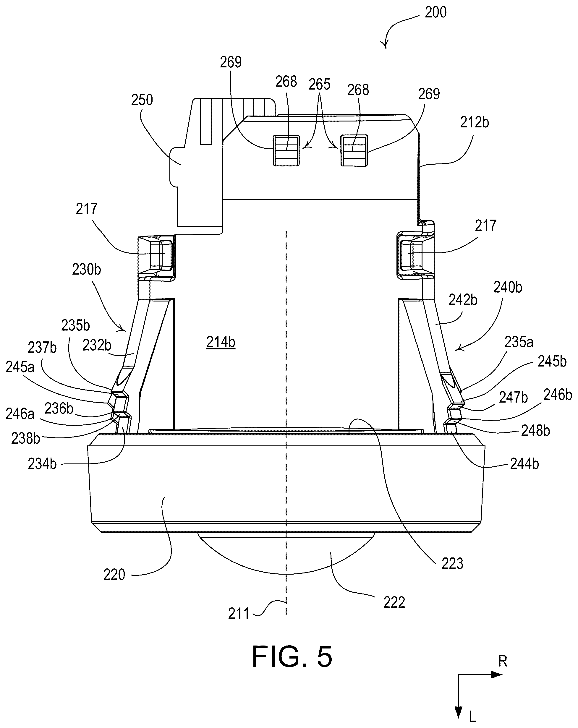 Patent US12480647 Figure 5 – Control module for a lighting fixture