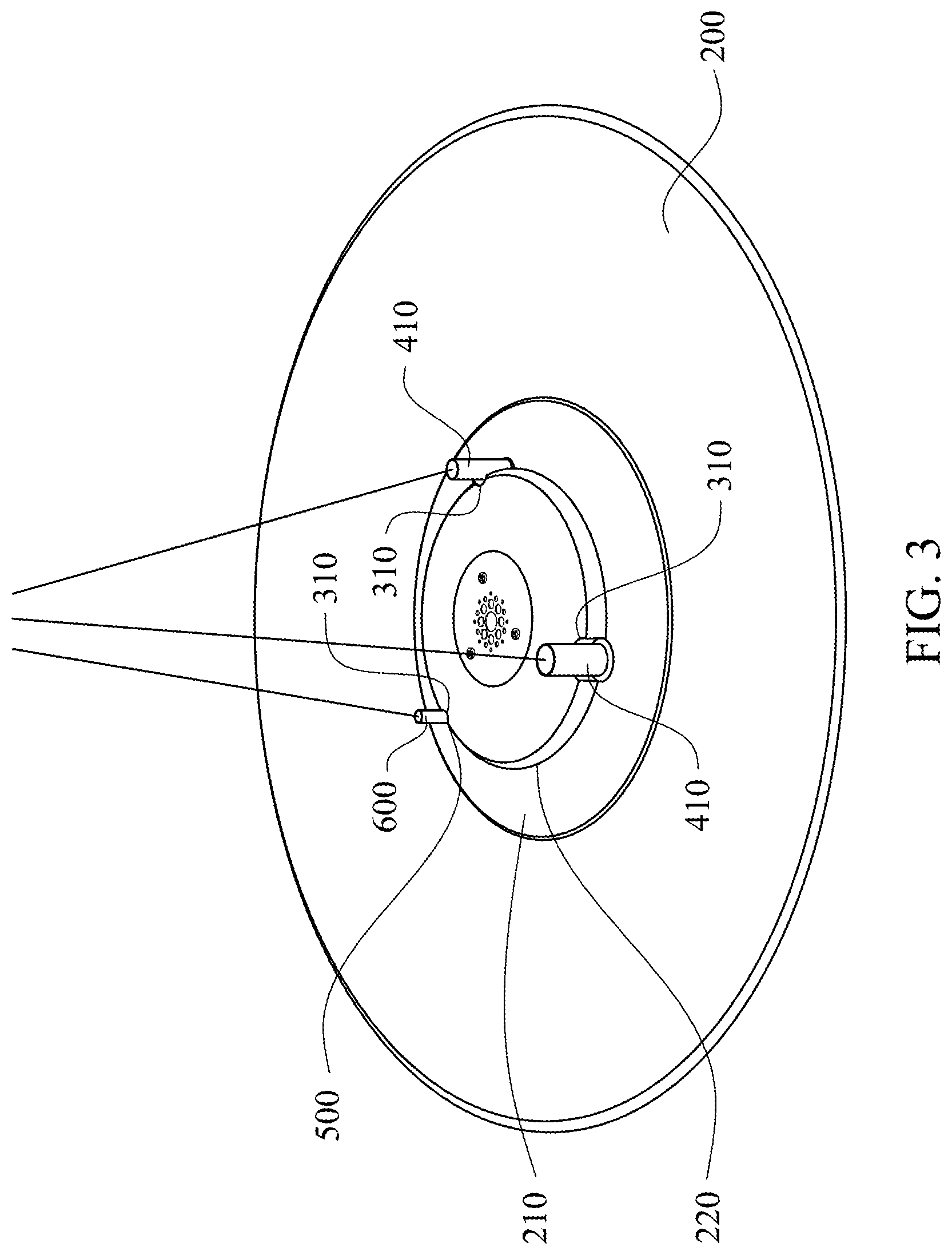 Patent US12480648 Figure 3 – Multifunctional module device and lamp