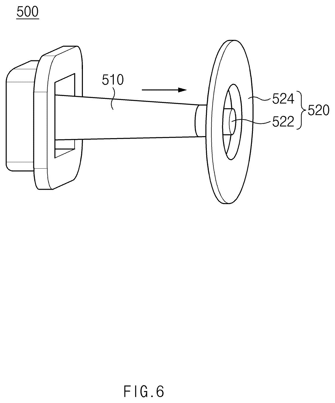 Patent US12480652 Figure 6 – Lamp for vehicle, vehicle, and method of operating lamp for vehicle