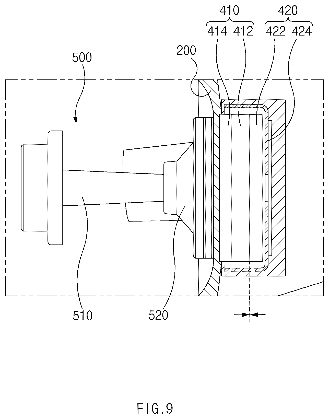 Patent US12480652 Figure 9 – Lamp for vehicle, vehicle, and method of operating lamp for vehicle
