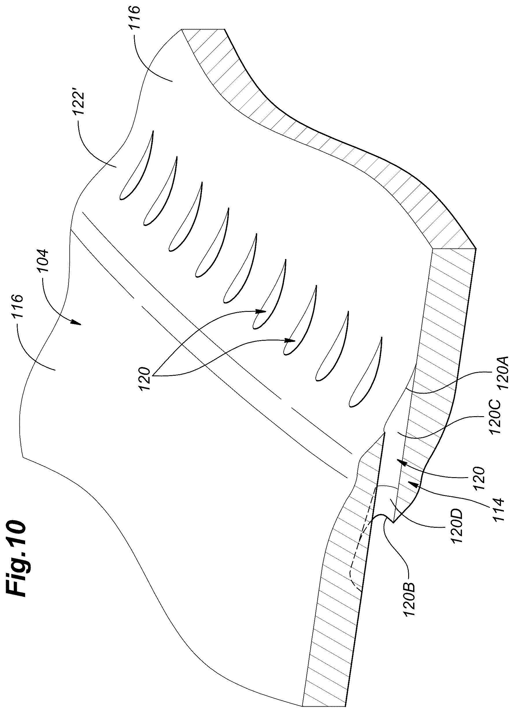 Patent US12480655 Figure 10 – Combustor for gas turbine engine