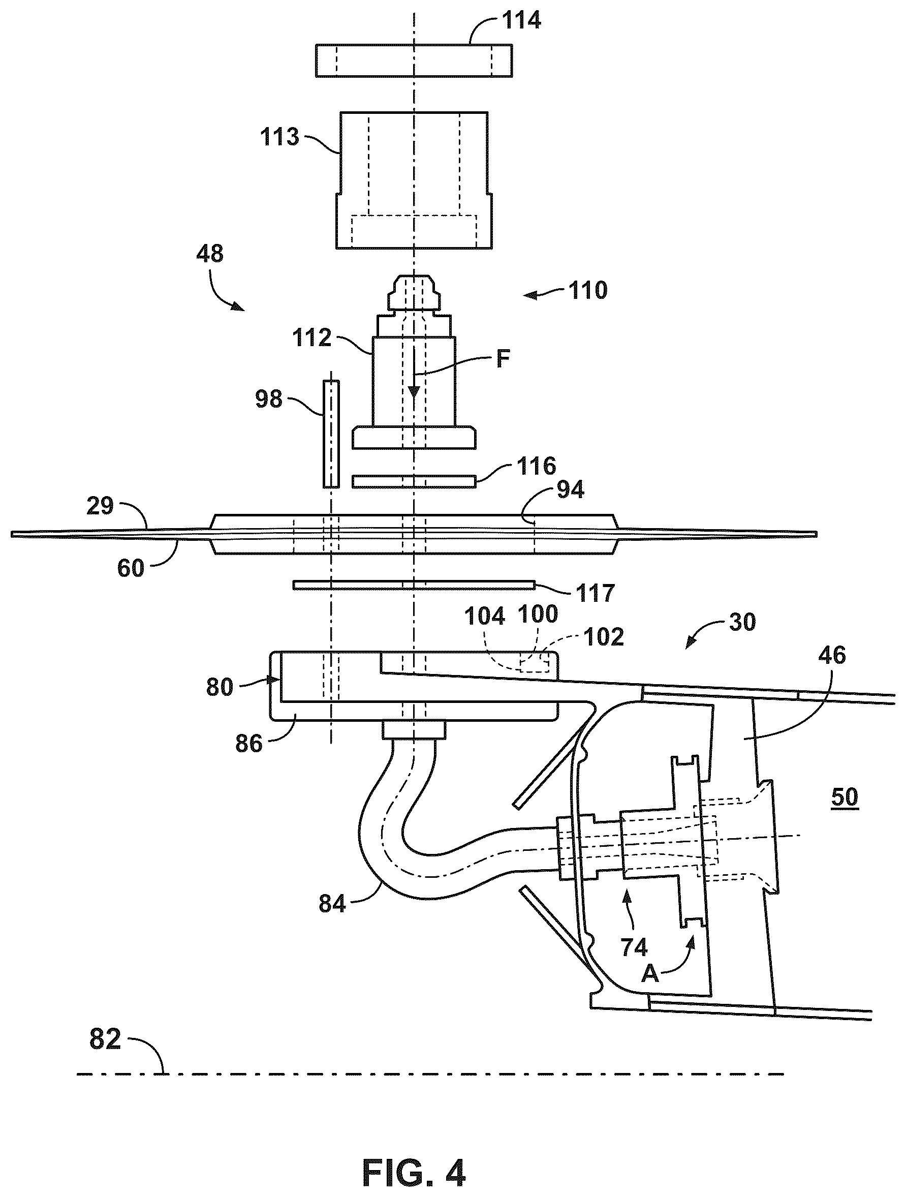 Patent US12480657 Figure 4 – Gas turbine engine and fuel nozzle therefor