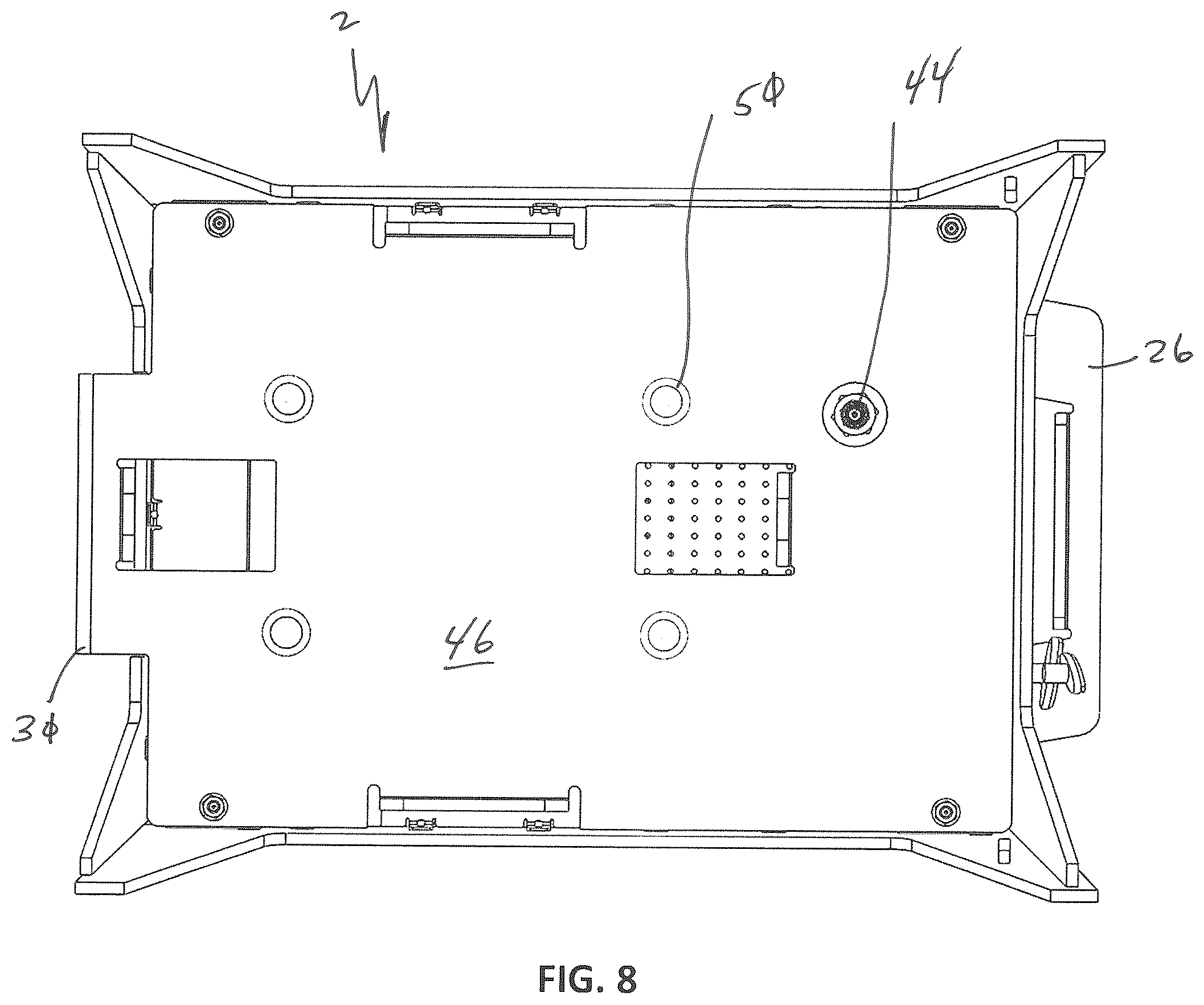 Patent US12480661 Figure 8 – Portable heating device