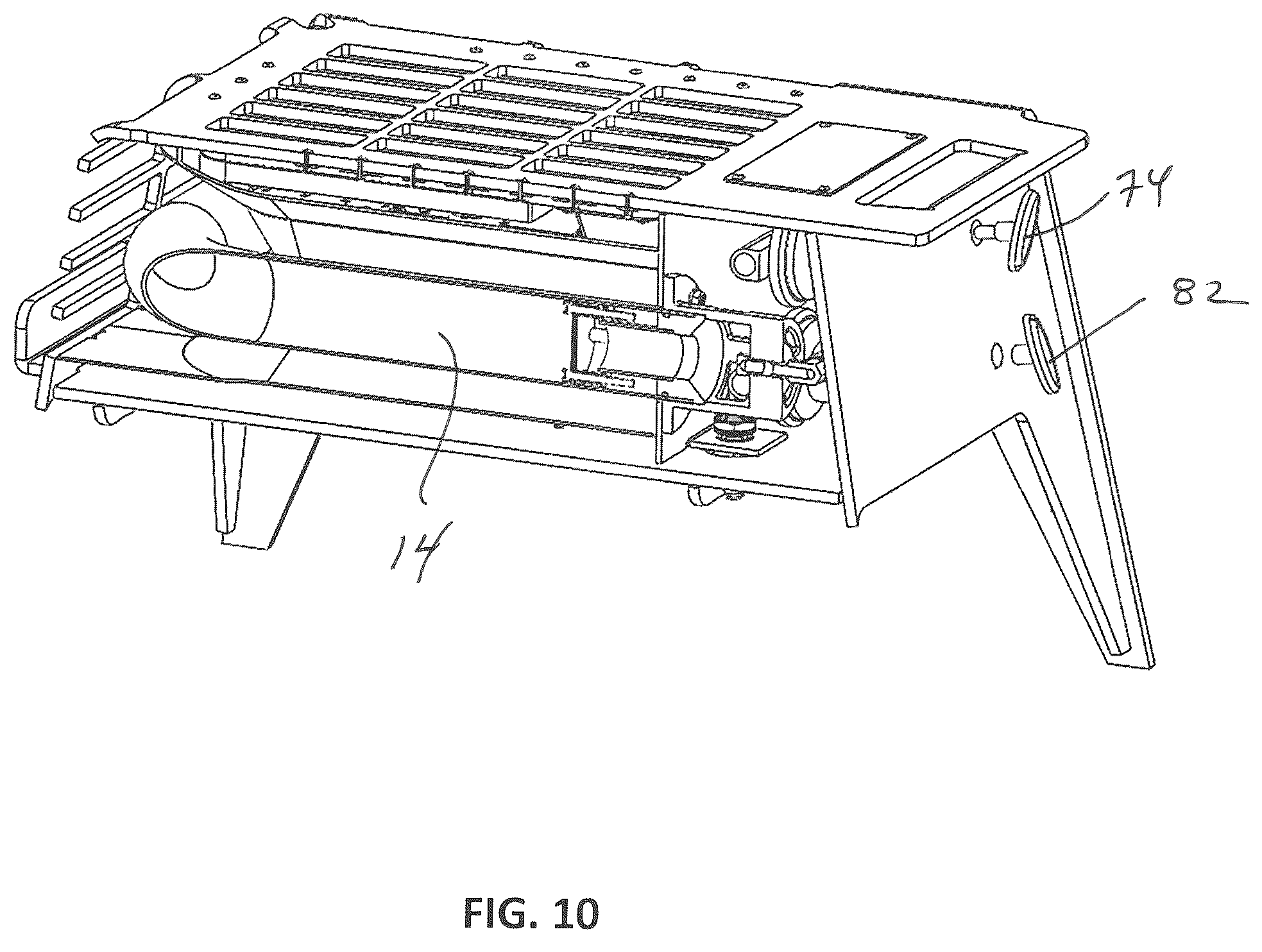 Patent US12480661 Figure 10 – Portable heating device