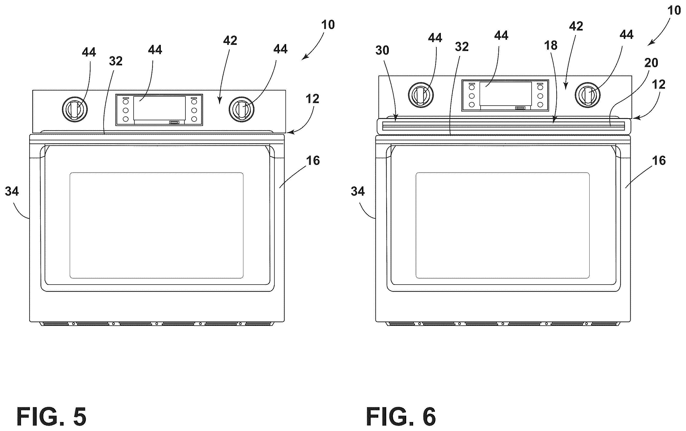 Patent US12480664 Figure 5 – Cooking appliance