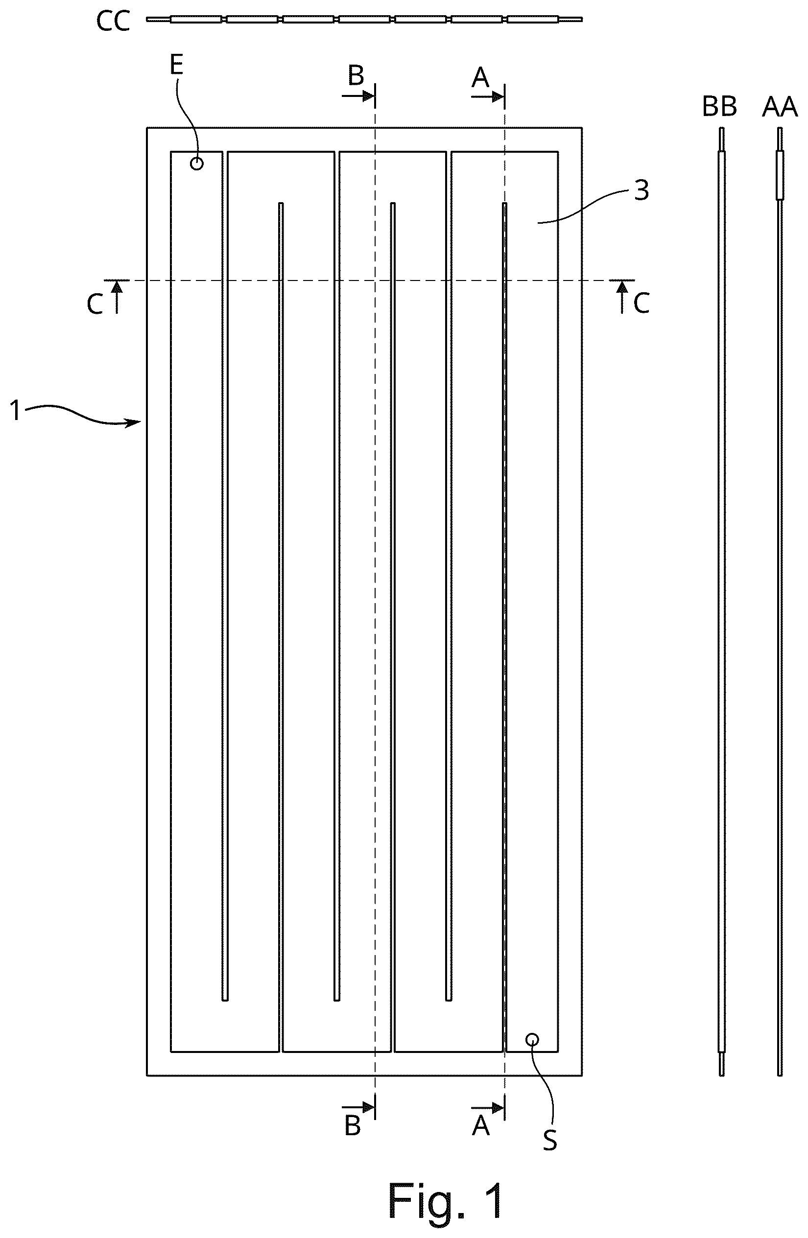 Patent US12480665 Figure 1 – Heating/cooling walls and ceilings