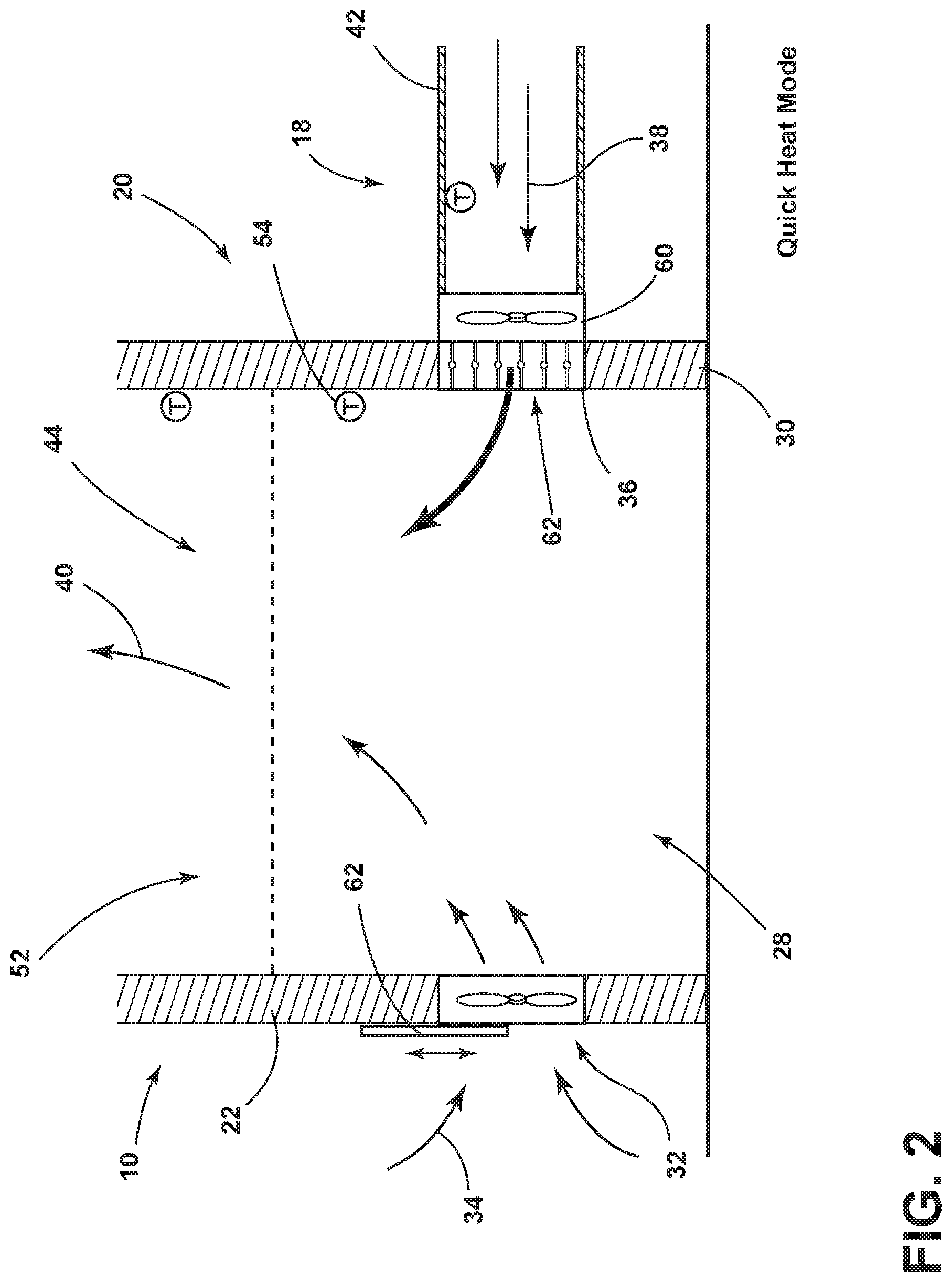 Patent US12480666 Figure 2 – Heat reclamation system within a cooling tower for a manufacturing facility