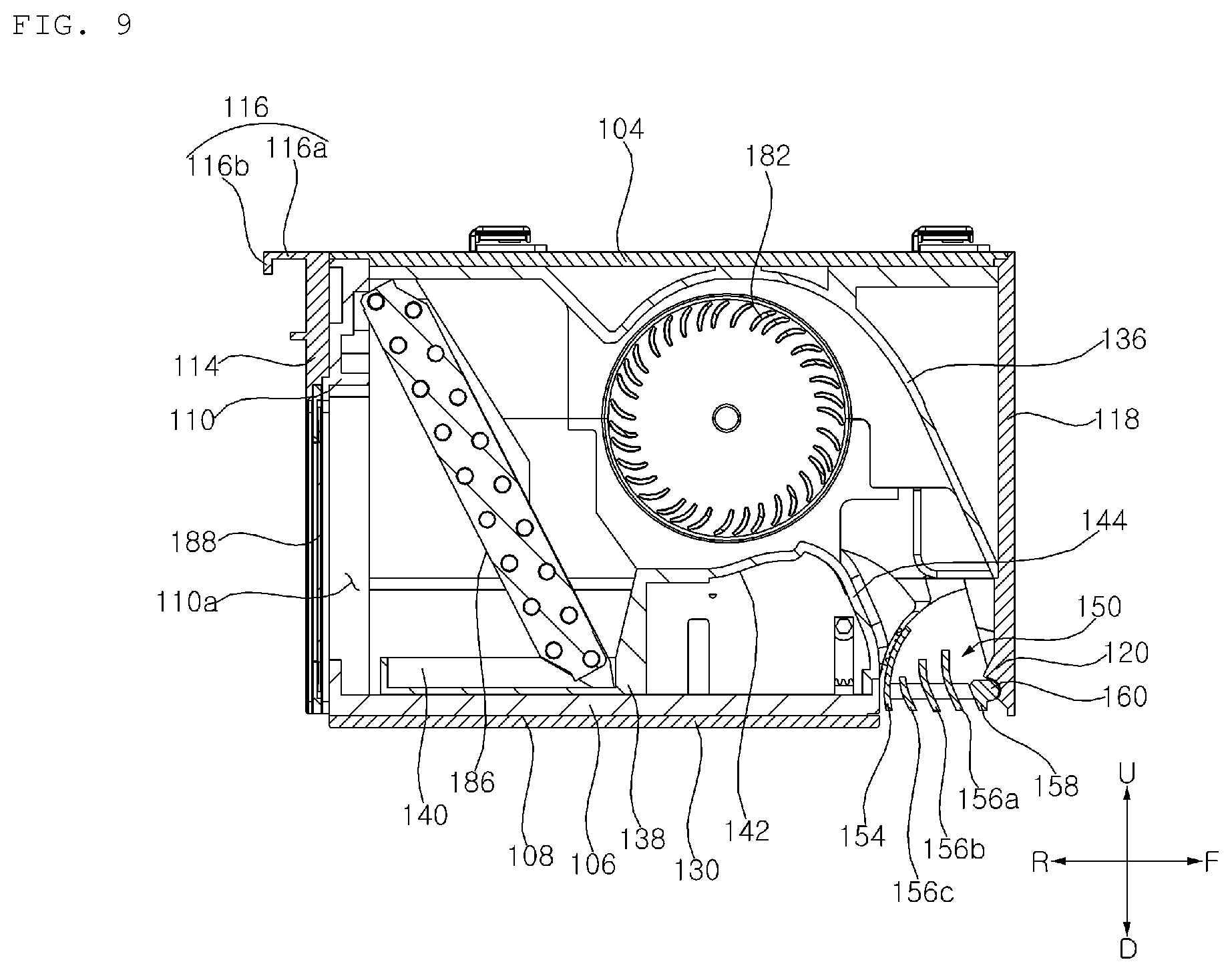 Patent US12480667 Figure 9 – Air-conditioning system