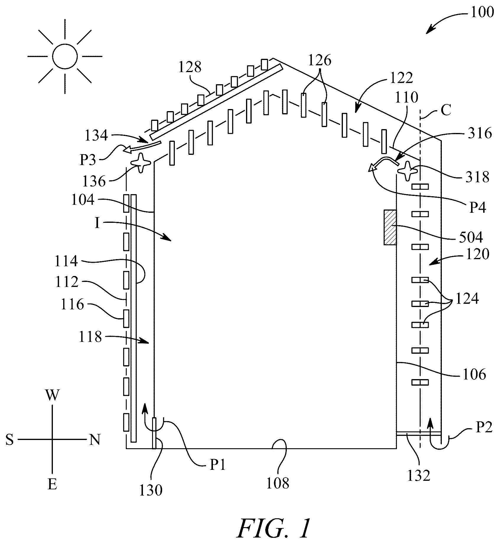 Patent US12480671 Figure 1 – System and methods for thermoelectric air cooling and heating