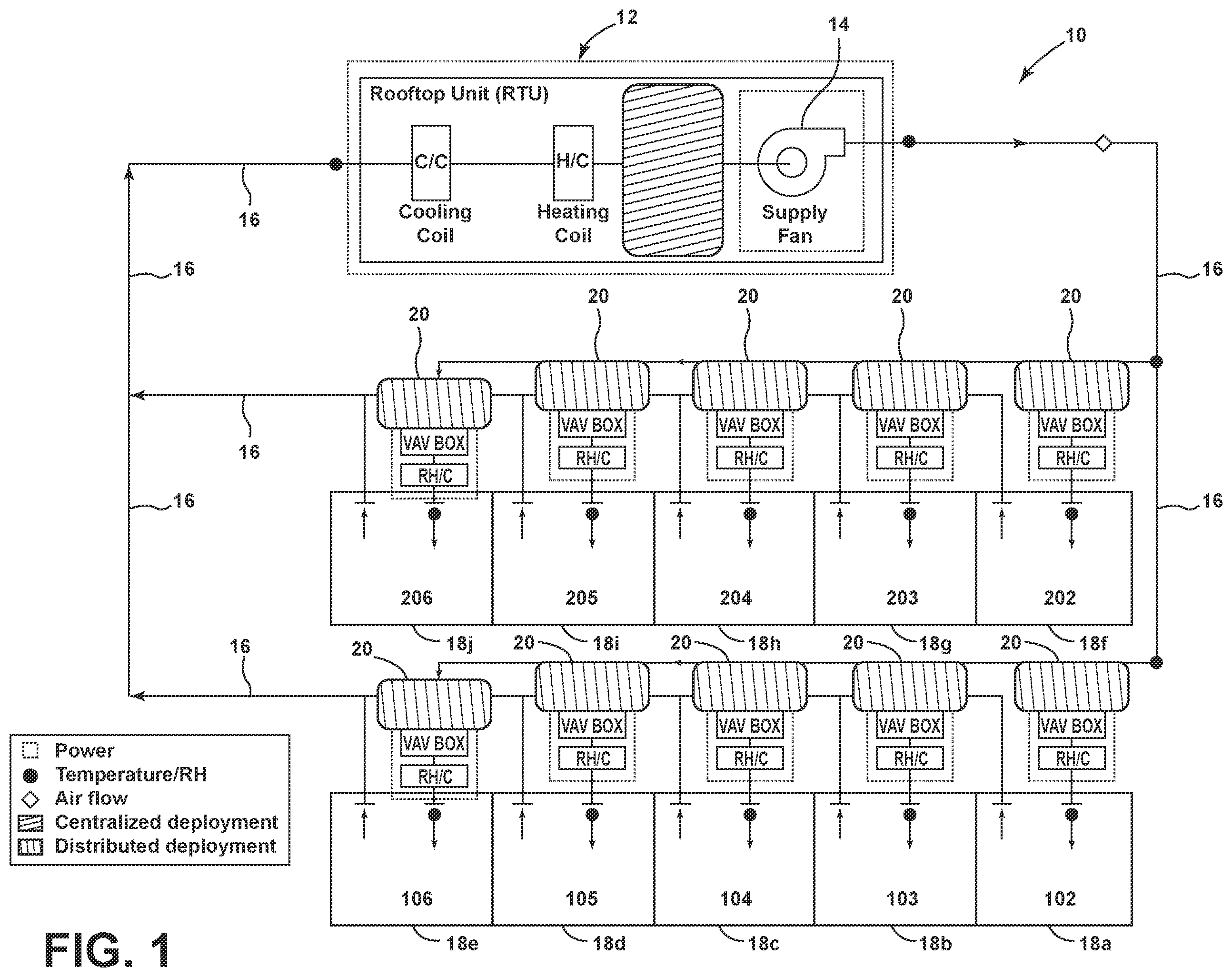 Patent US12480672 Figure 1 – Multi-functional equipment for direct decarbonization with improved indoor air quality