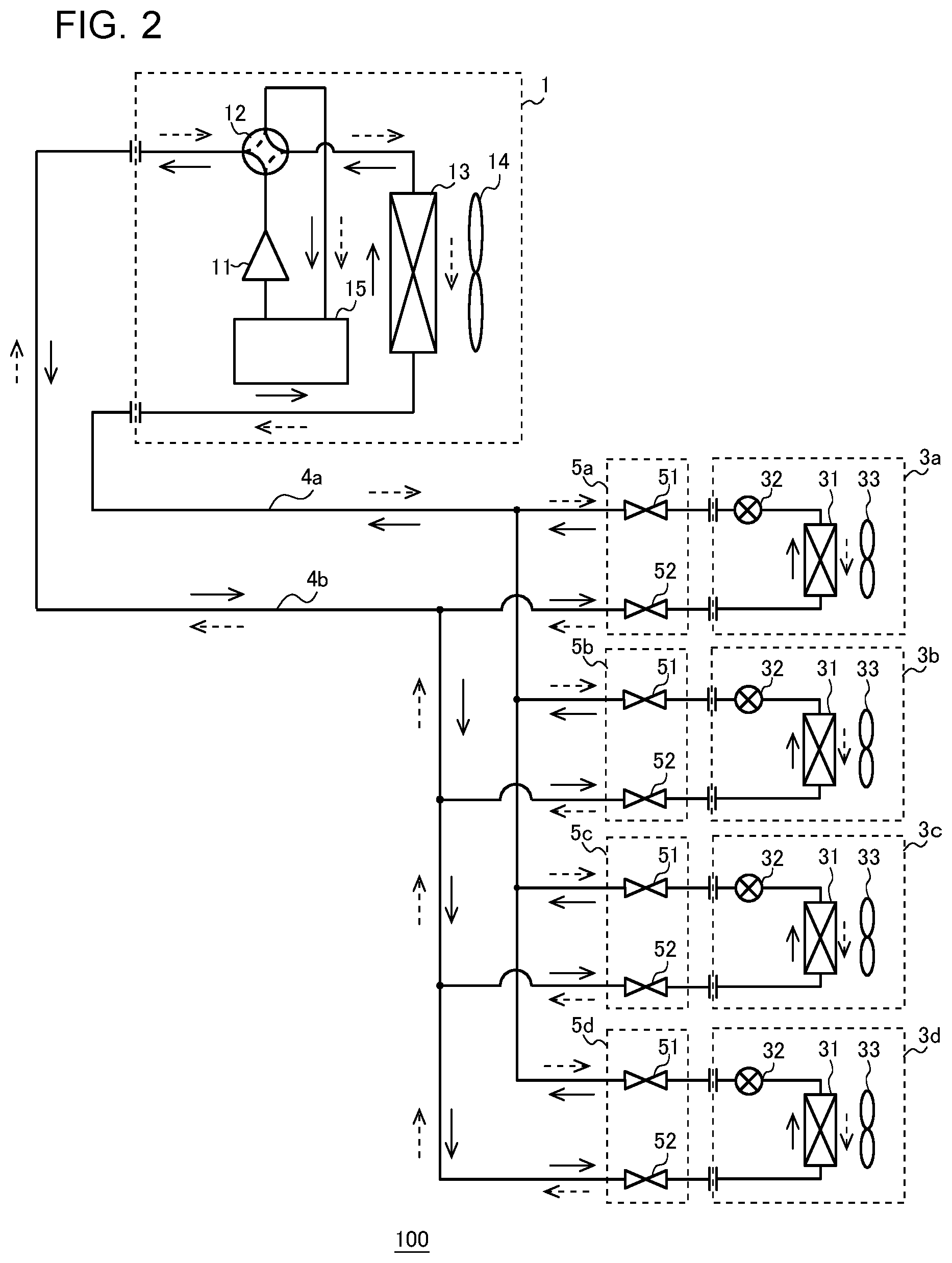 Patent US12480673 Figure 2 – Air-conditioning apparatus