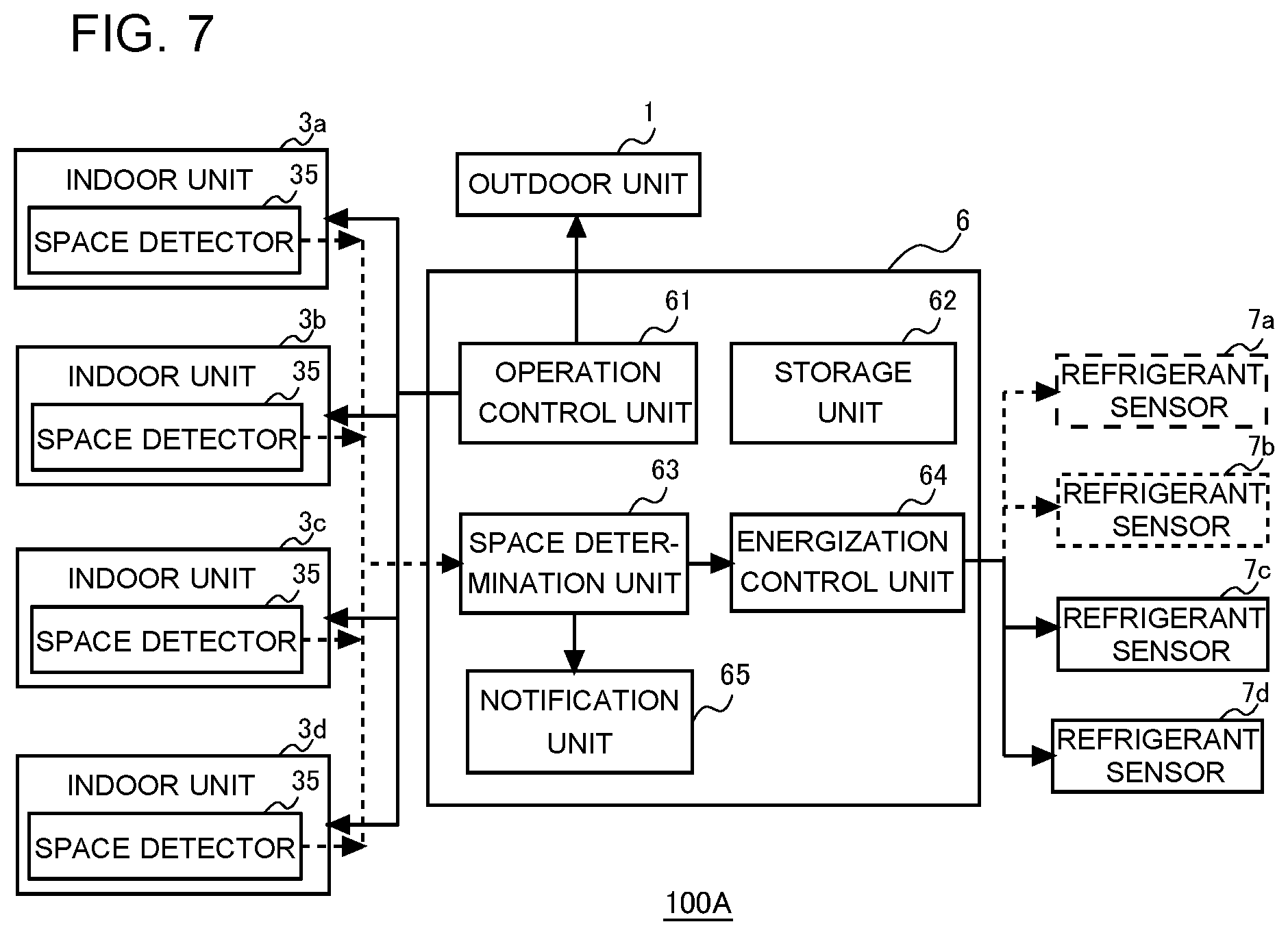 Patent US12480673 Figure 7 – Air-conditioning apparatus