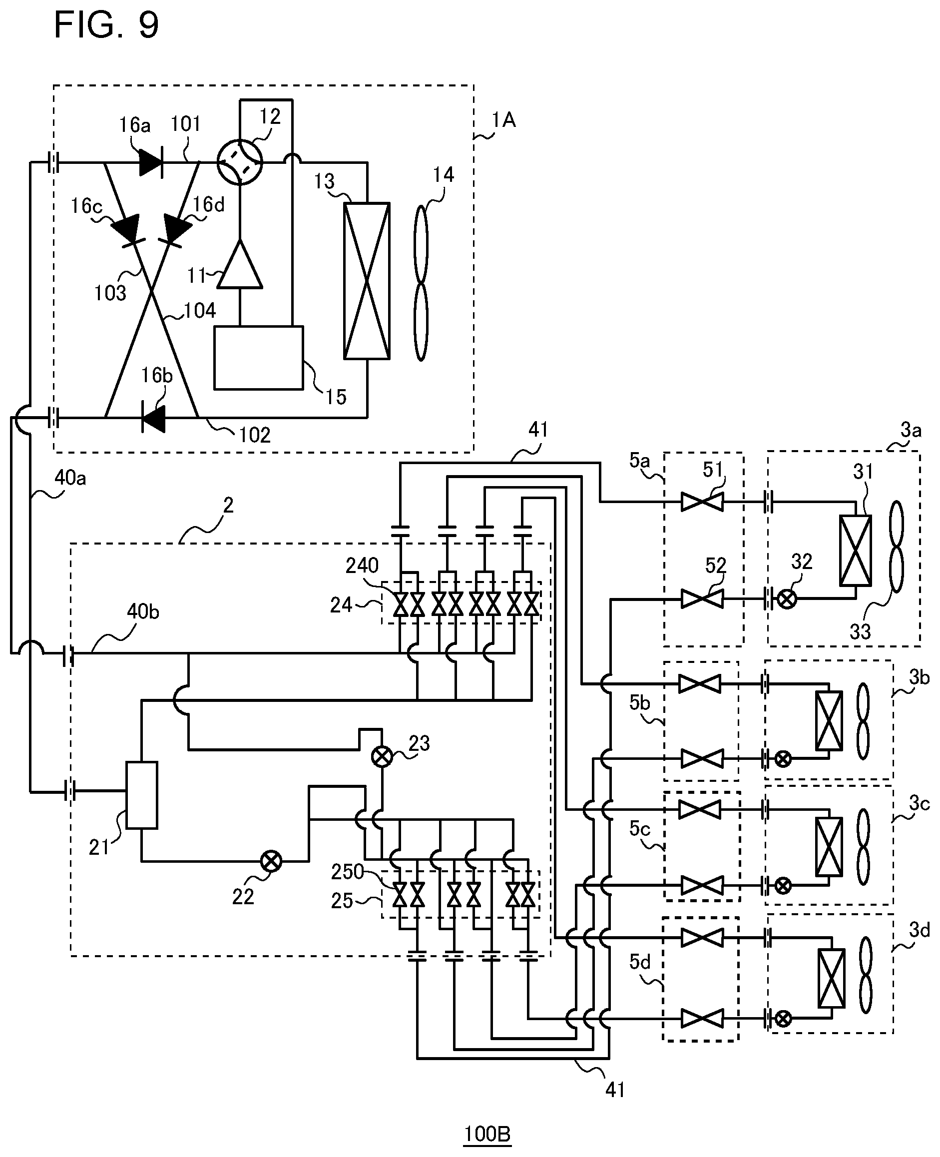 Patent US12480673 Figure 9 – Air-conditioning apparatus