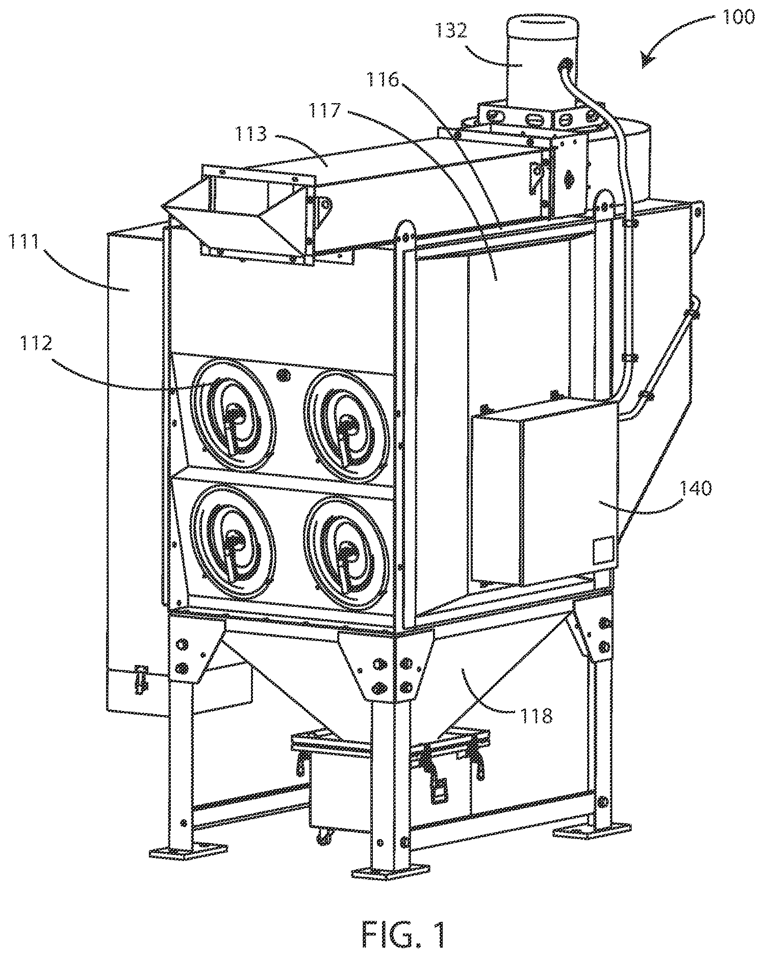 Patent US12480675 Figure 1 – Air filtration monitoring system with learning features