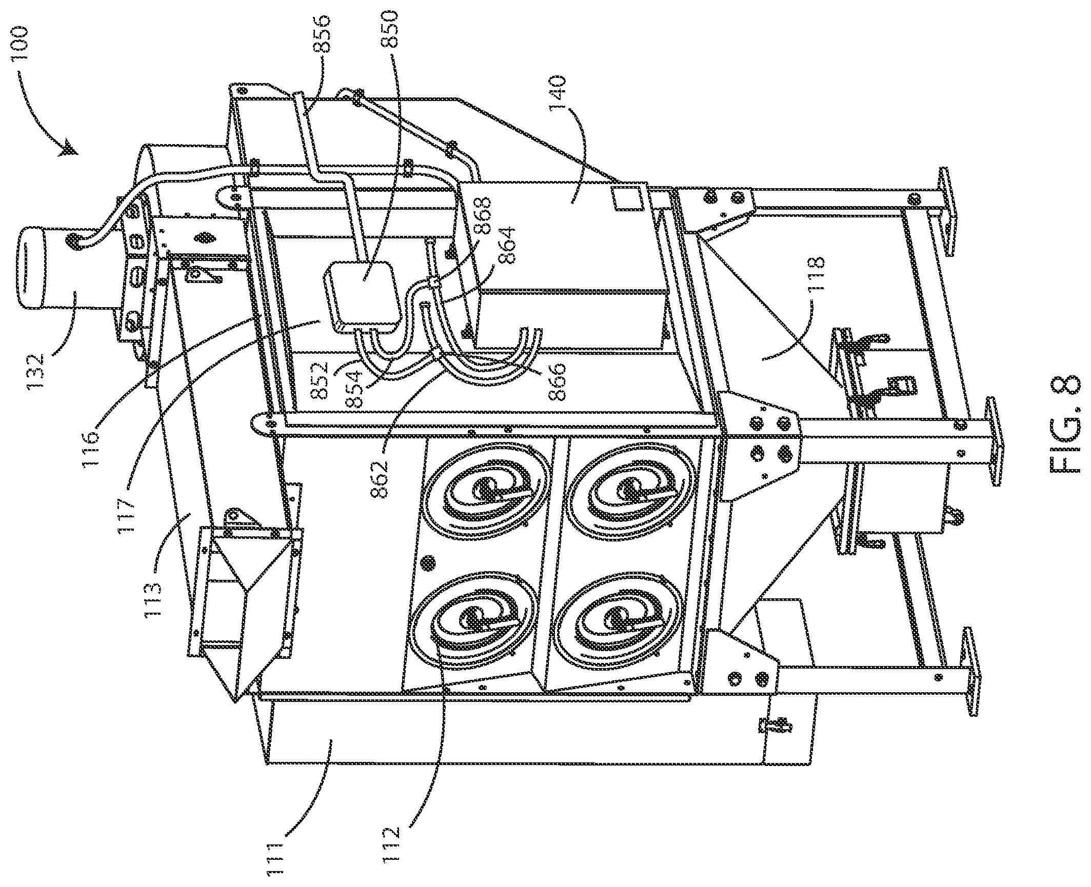 Patent US12480675 Figure 8 – Air filtration monitoring system with learning features
