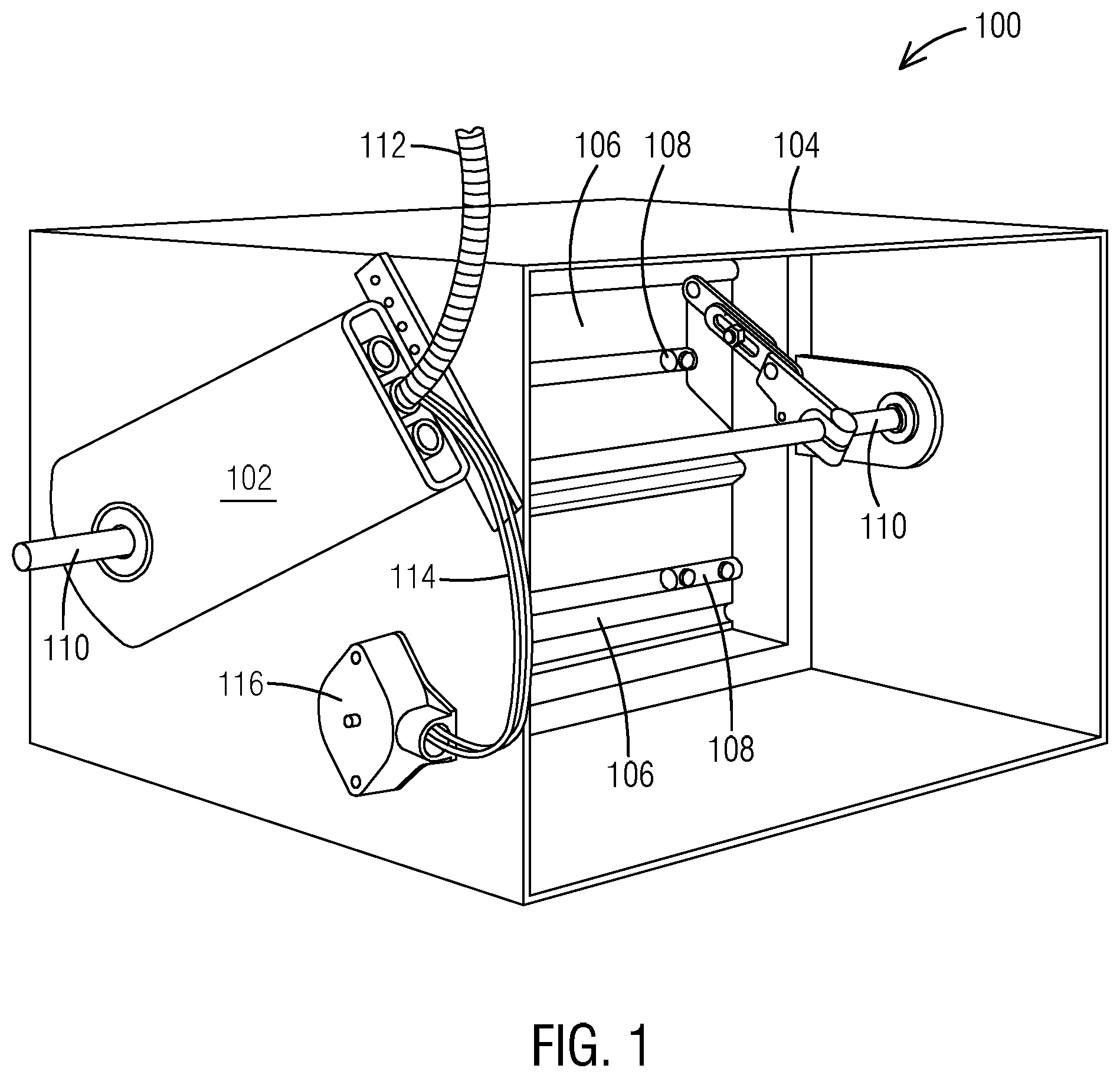 Patent US12480681 Figure 1 – Actuator for a damper and method thereof