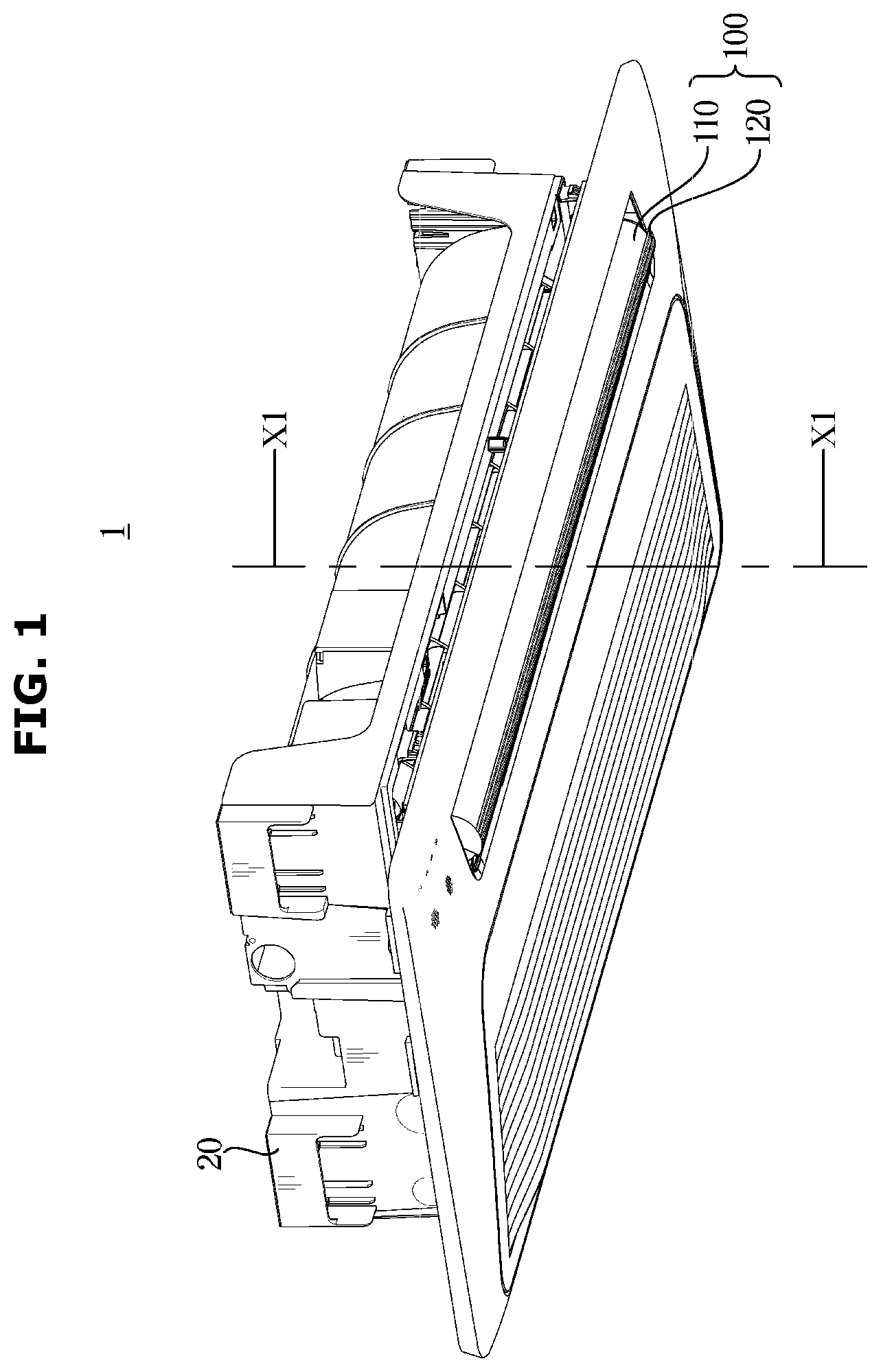 Patent US12480684 Figure 1 – Air conditioner
