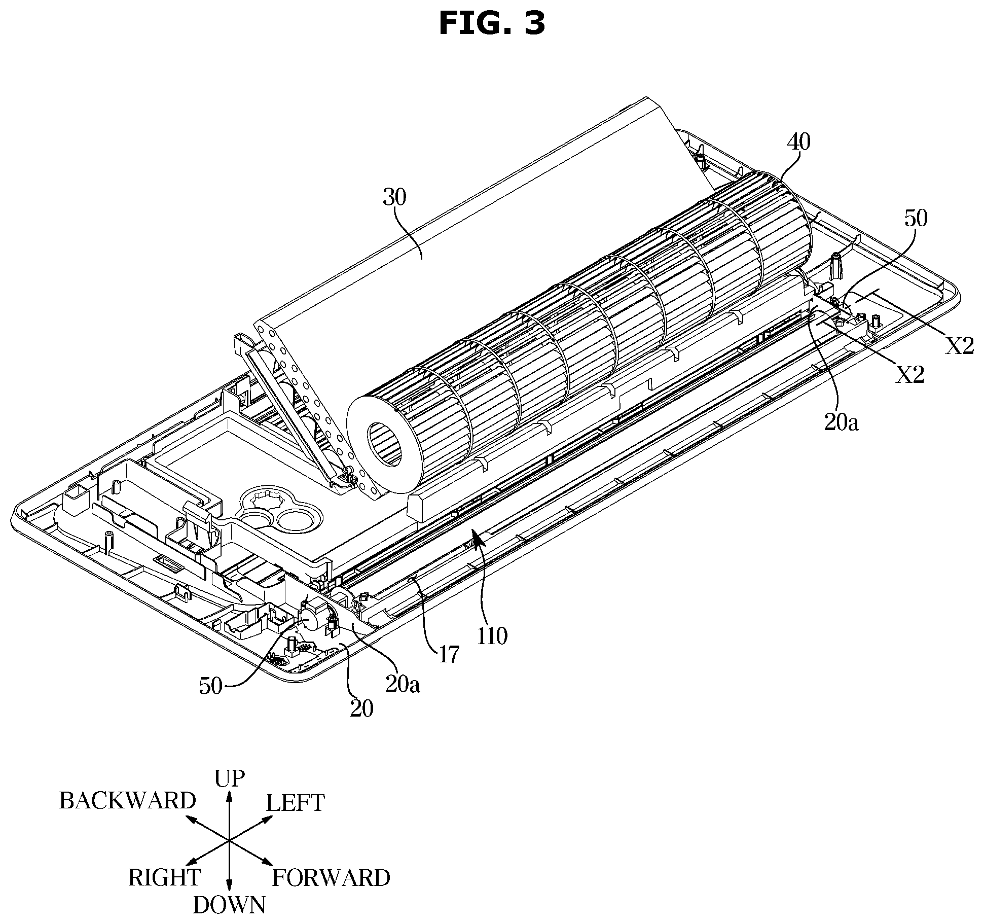 Patent US12480684 Figure 3 – Air conditioner