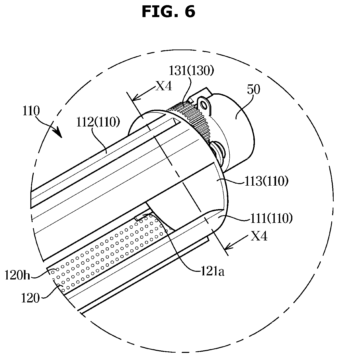 Patent US12480684 Figure 6 – Air conditioner