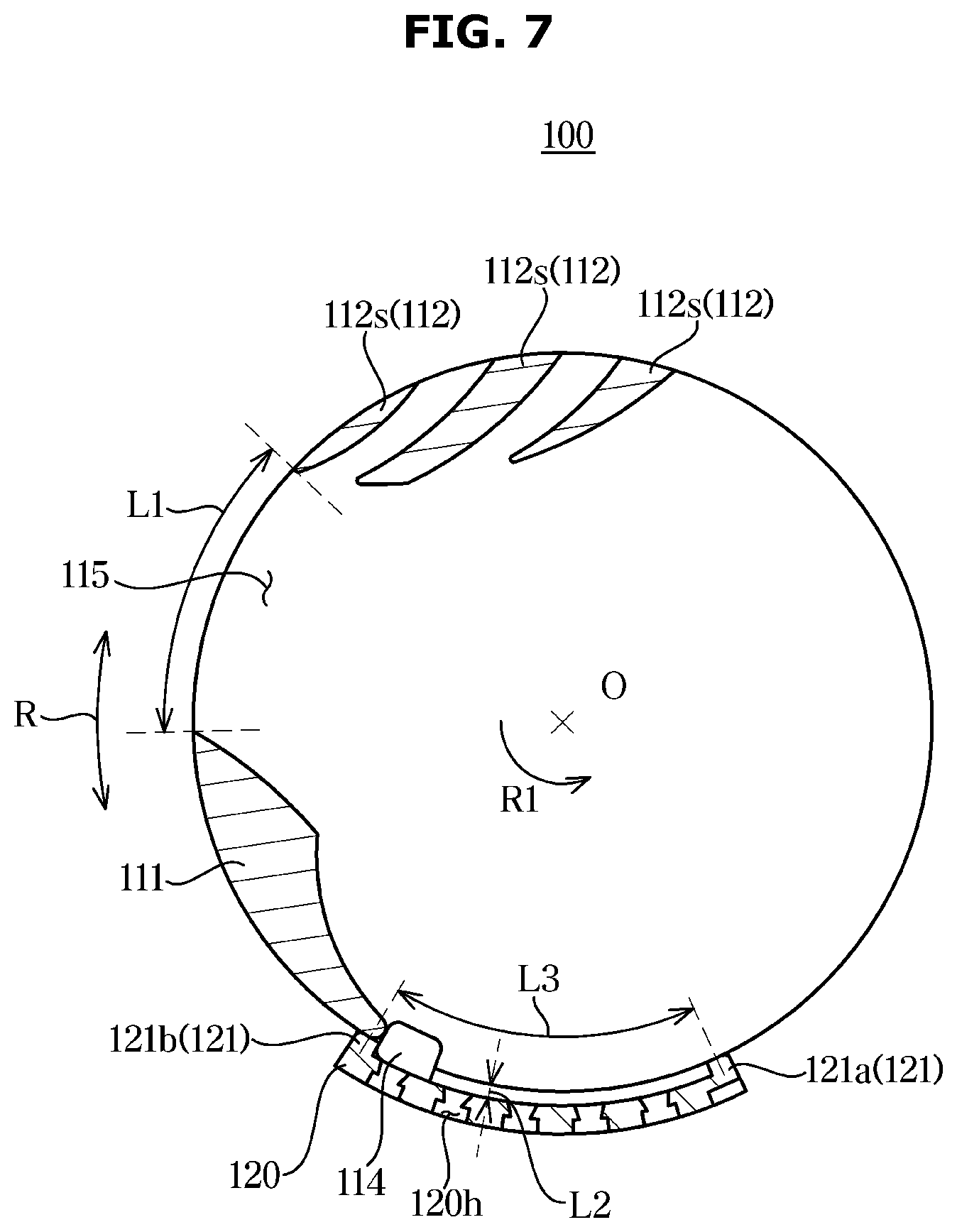 Patent US12480684 Figure 7 – Air conditioner