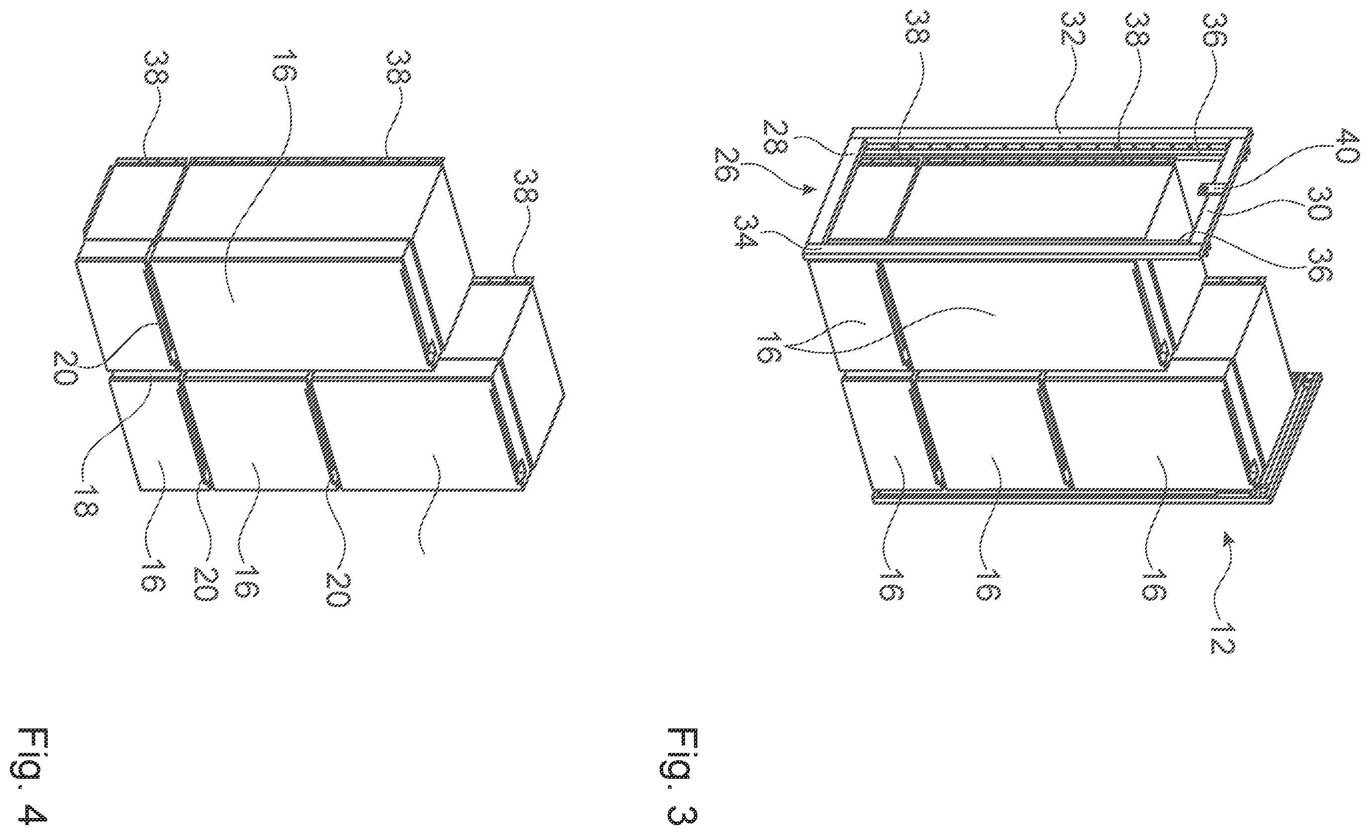 Patent US12480687 Figure 2 – Installation device having power-engineering or building-services modules, and method for removing a module from an installation device of this type