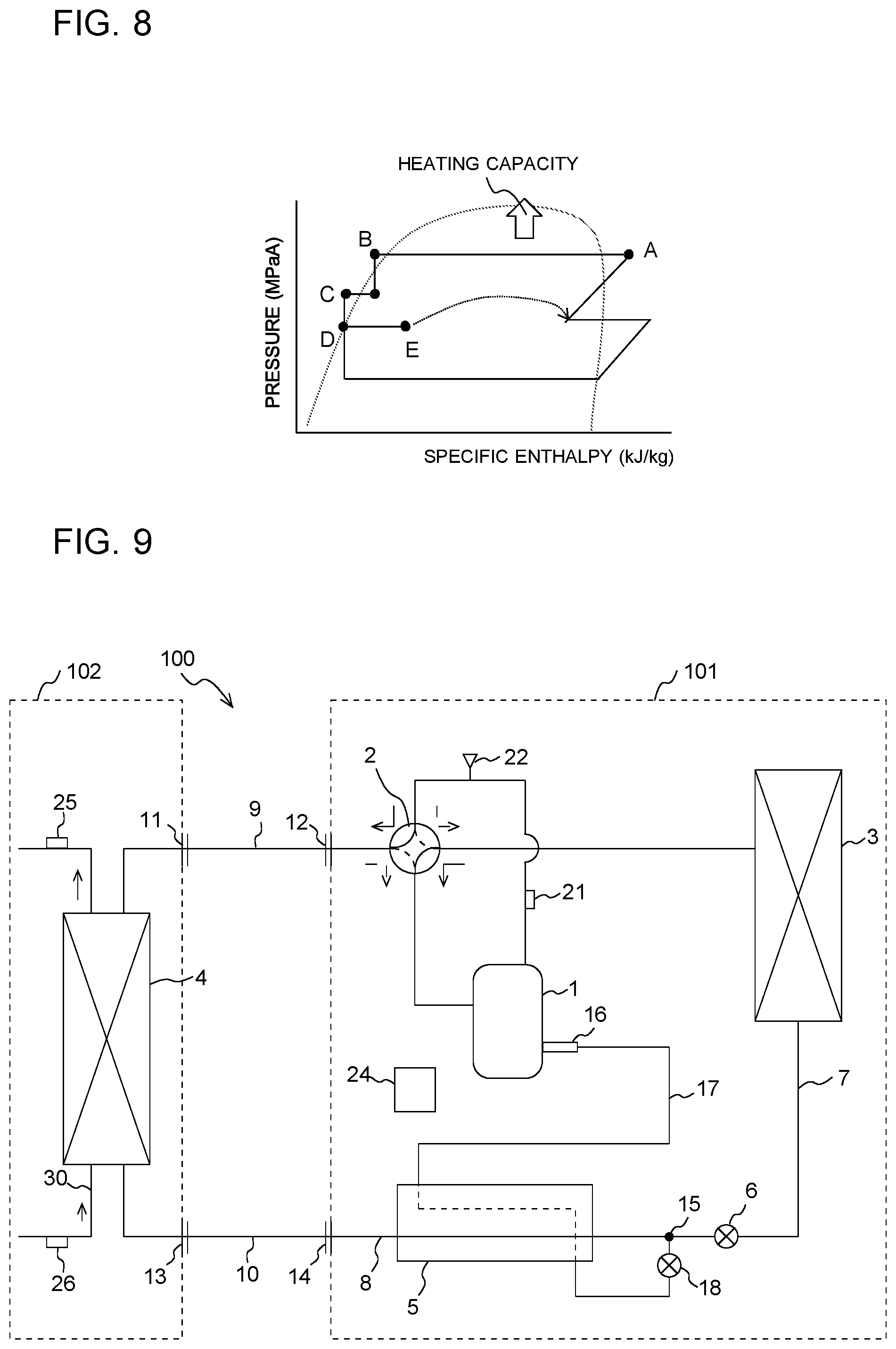 Patent US12480695 Figure 5 – Refrigeration cycle apparatus