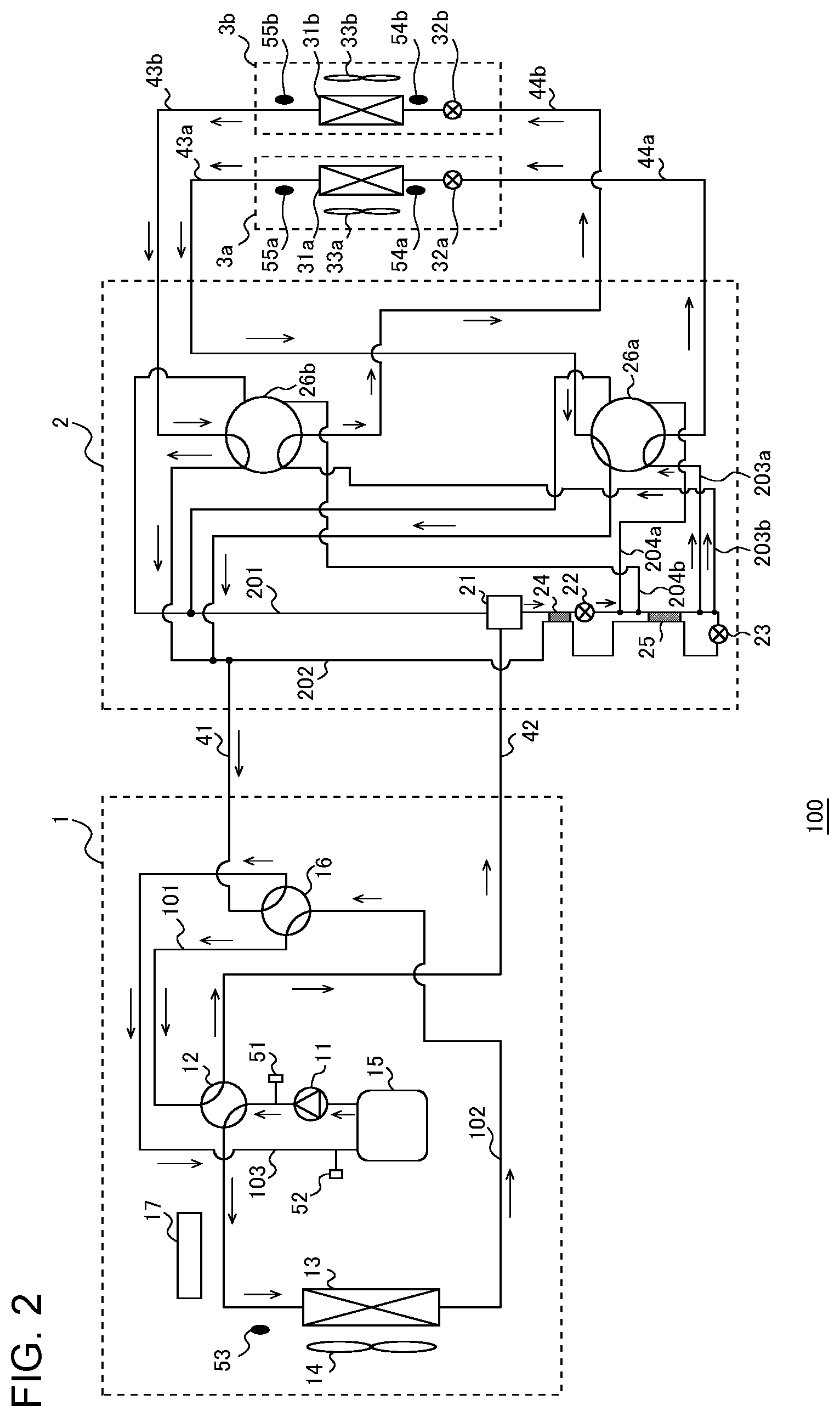 Patent US12480696 Figure 2 – Refrigeration cycle apparatus