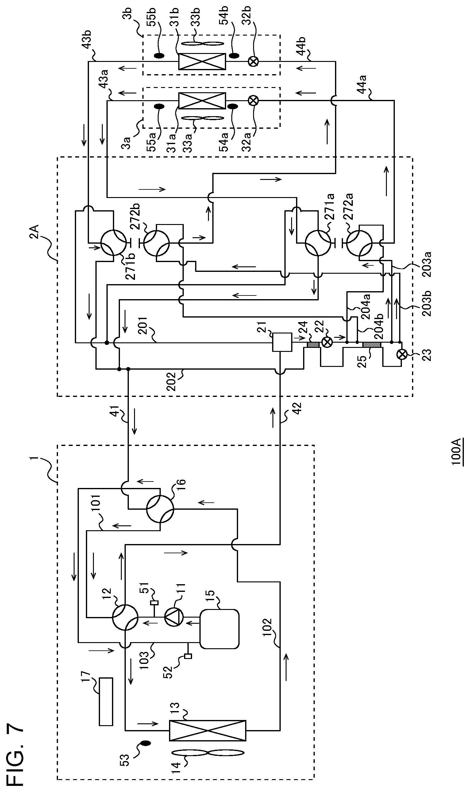 Patent US12480696 Figure 7 – Refrigeration cycle apparatus