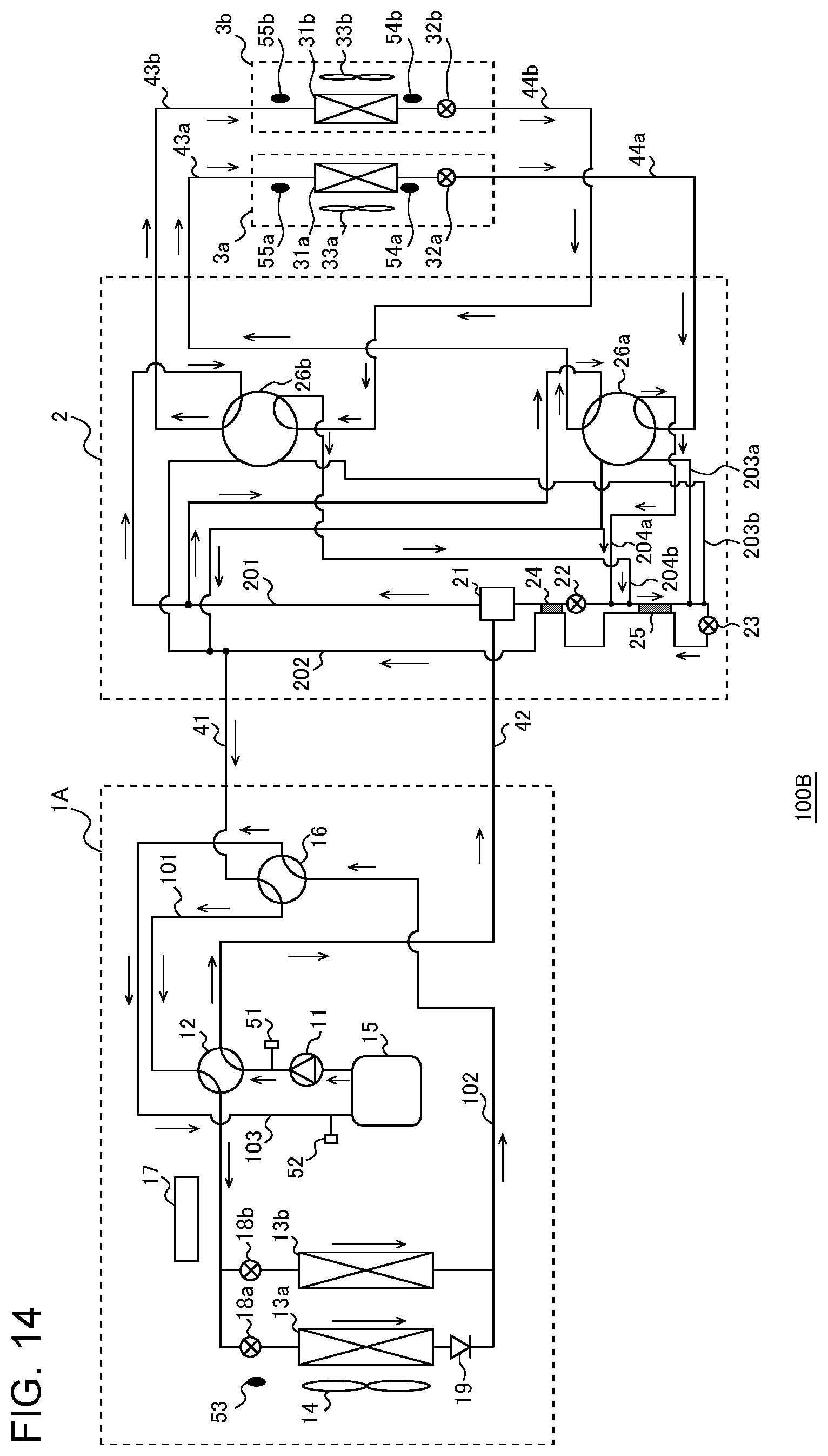 Patent US12480696 Figure 14 – Refrigeration cycle apparatus