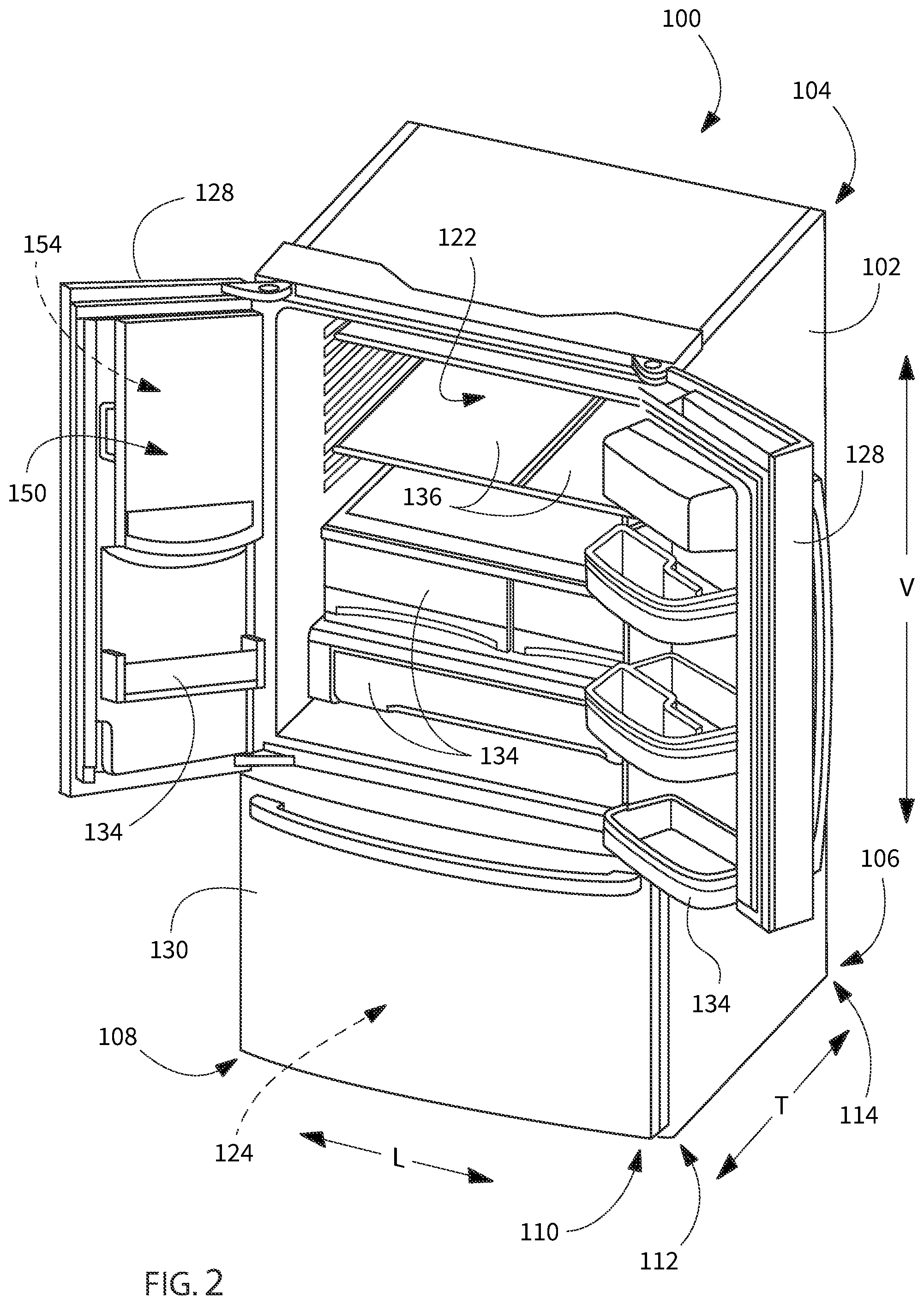 Patent US12480697 Figure 2 – Ice maker appliance control methods