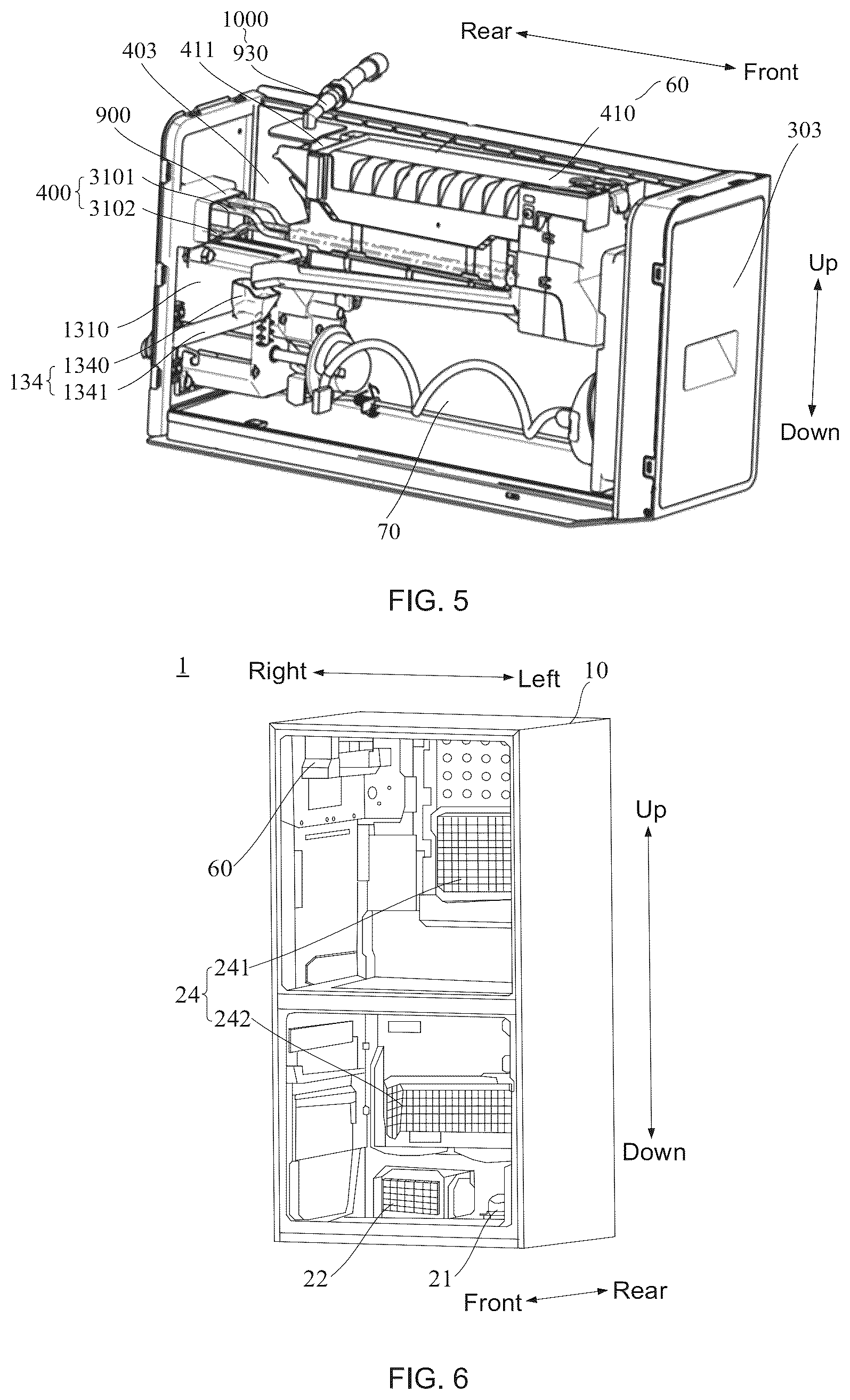 Patent US12480698 Figure 3 – Refrigerator