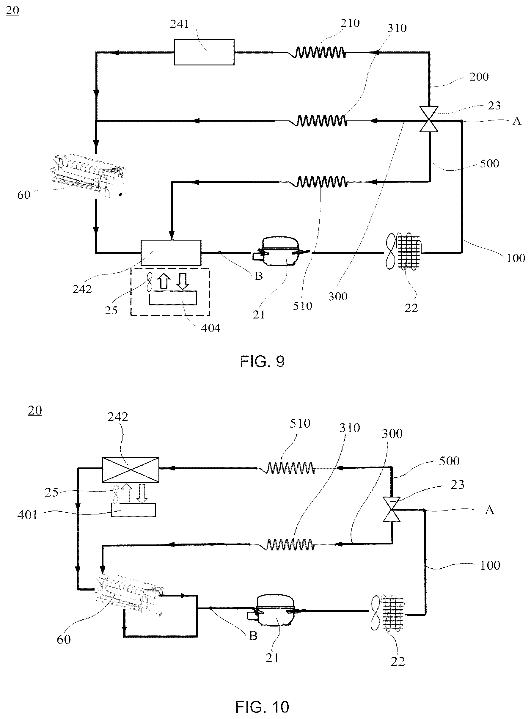 Patent US12480698 Figure 5 – Refrigerator