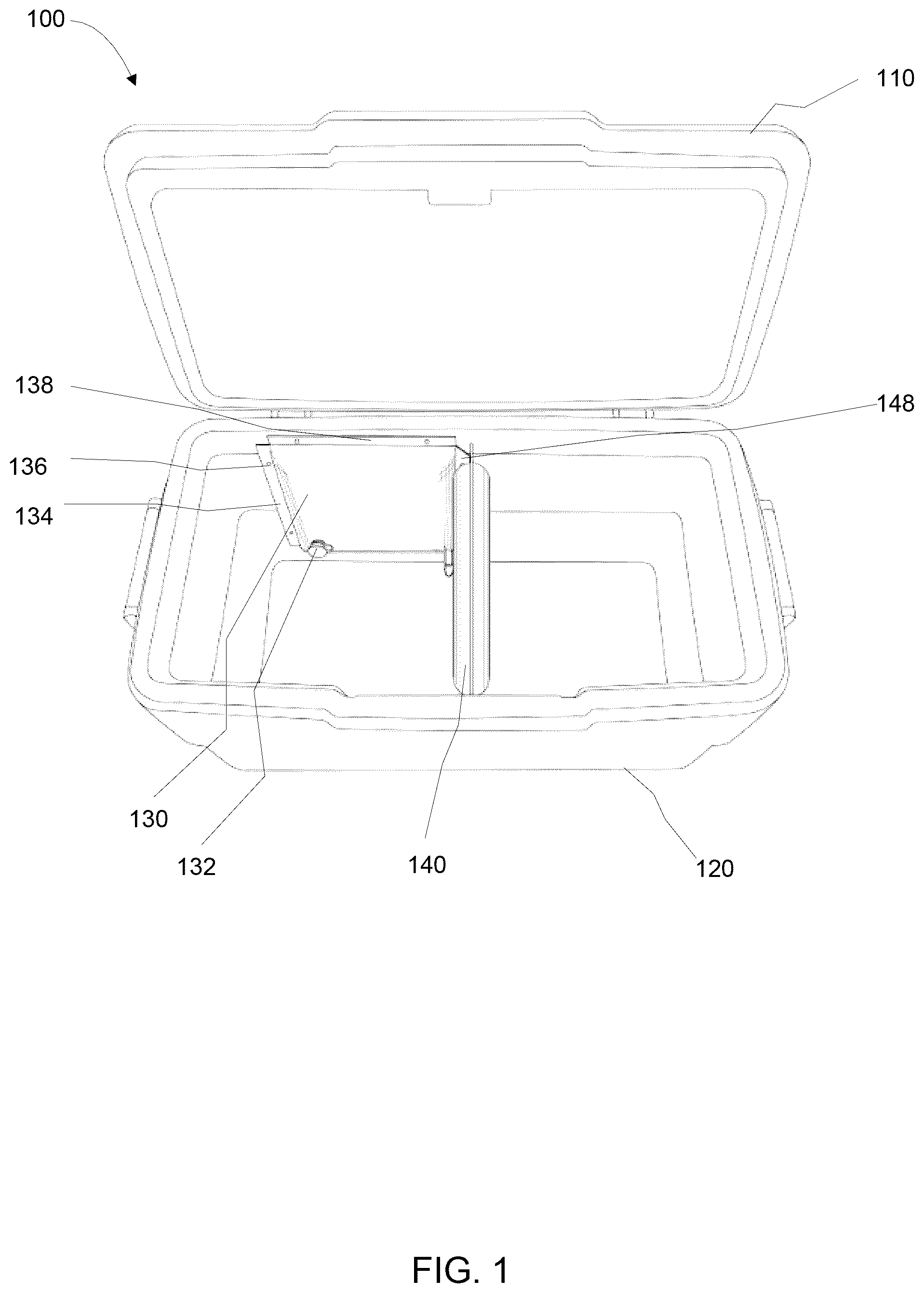 Patent US12480700 Figure 1 – Dynamic cooler configuration