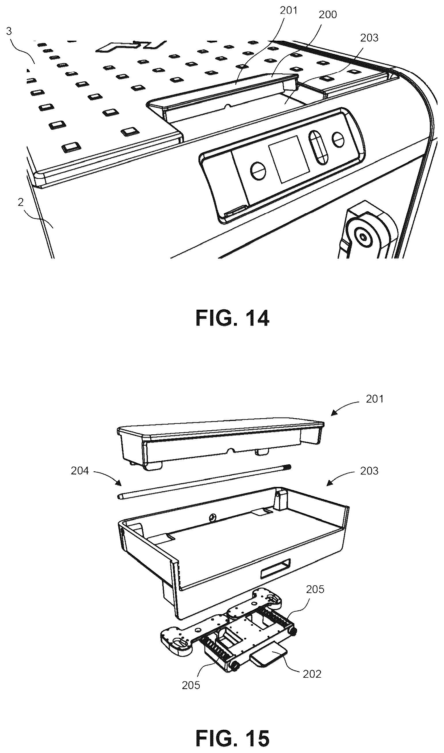 Patent US12480701 Figure 8 – Mobile cooling box with handle module