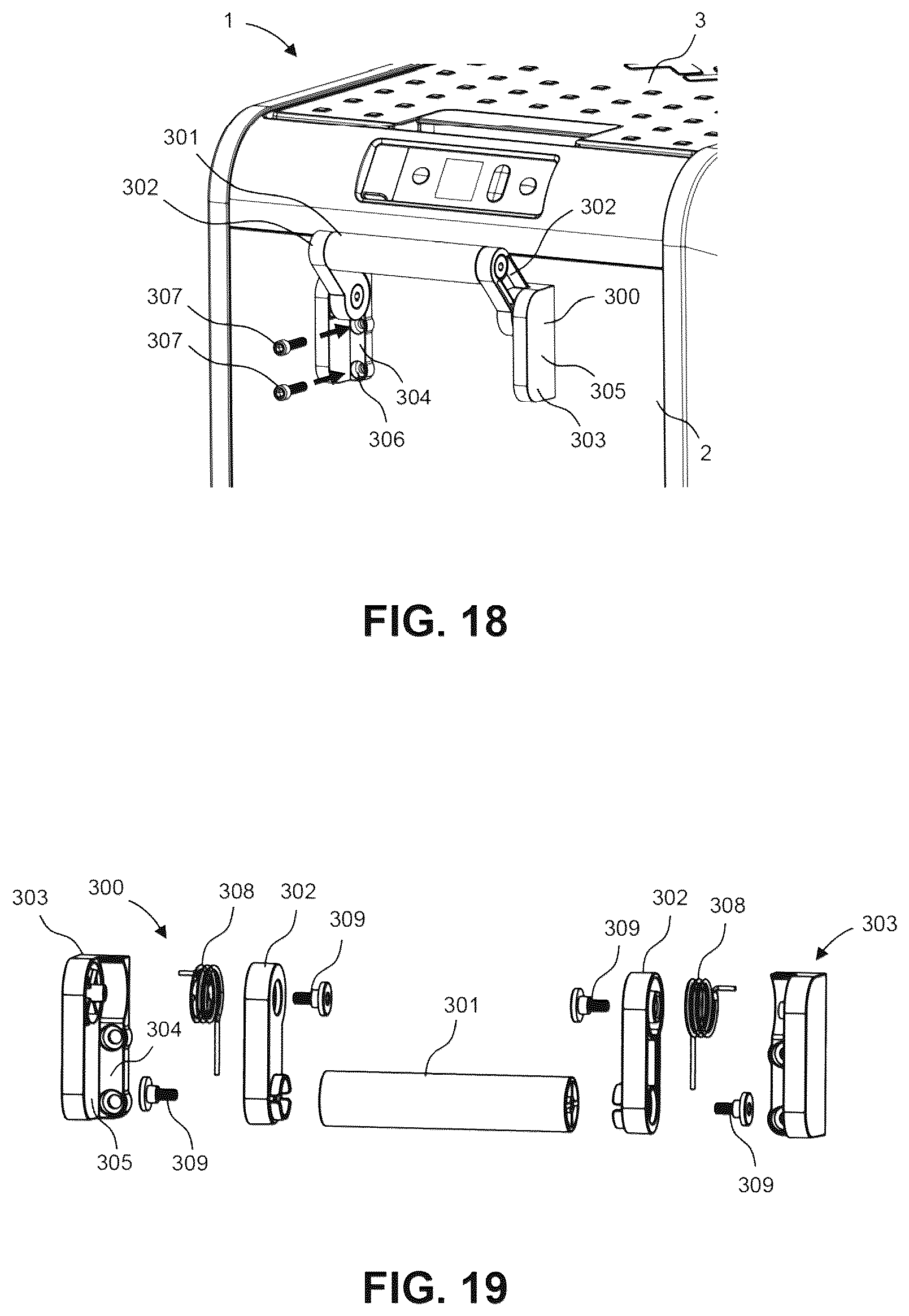 Patent US12480701 Figure 10 – Mobile cooling box with handle module