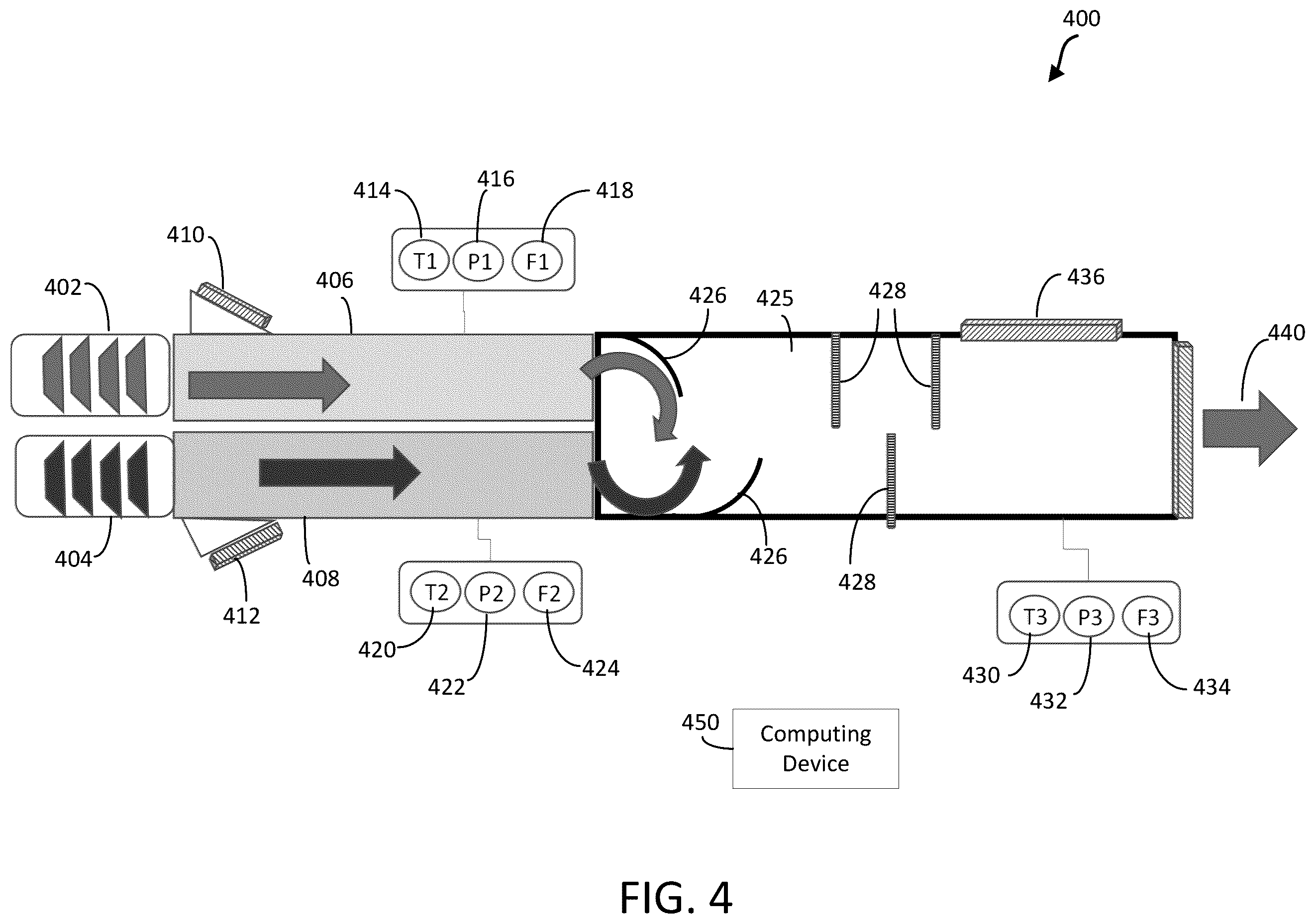 Patent US12480702 Figure 5 – Heat transfer systems for critical power applications