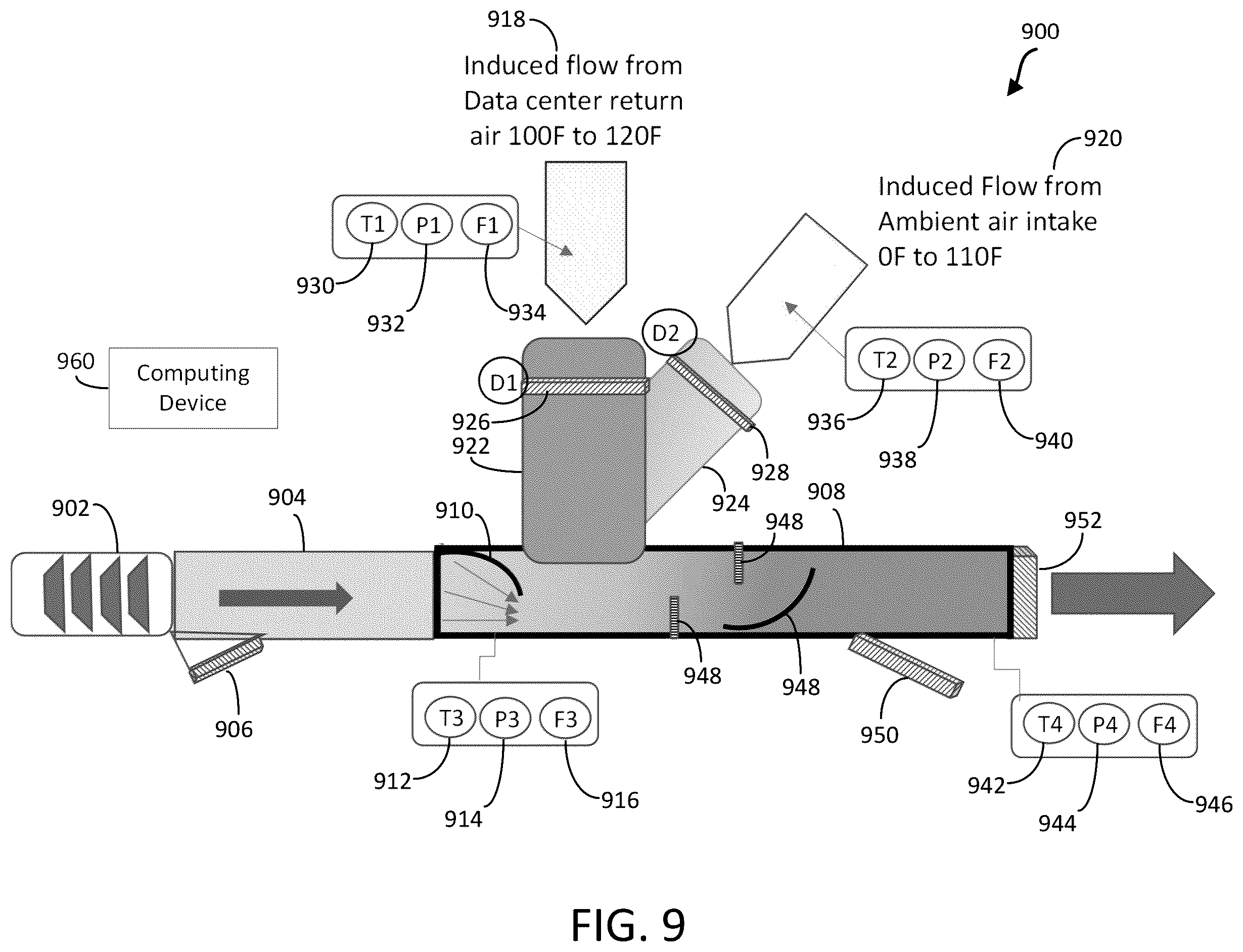 Patent US12480702 Figure 10 – Heat transfer systems for critical power applications