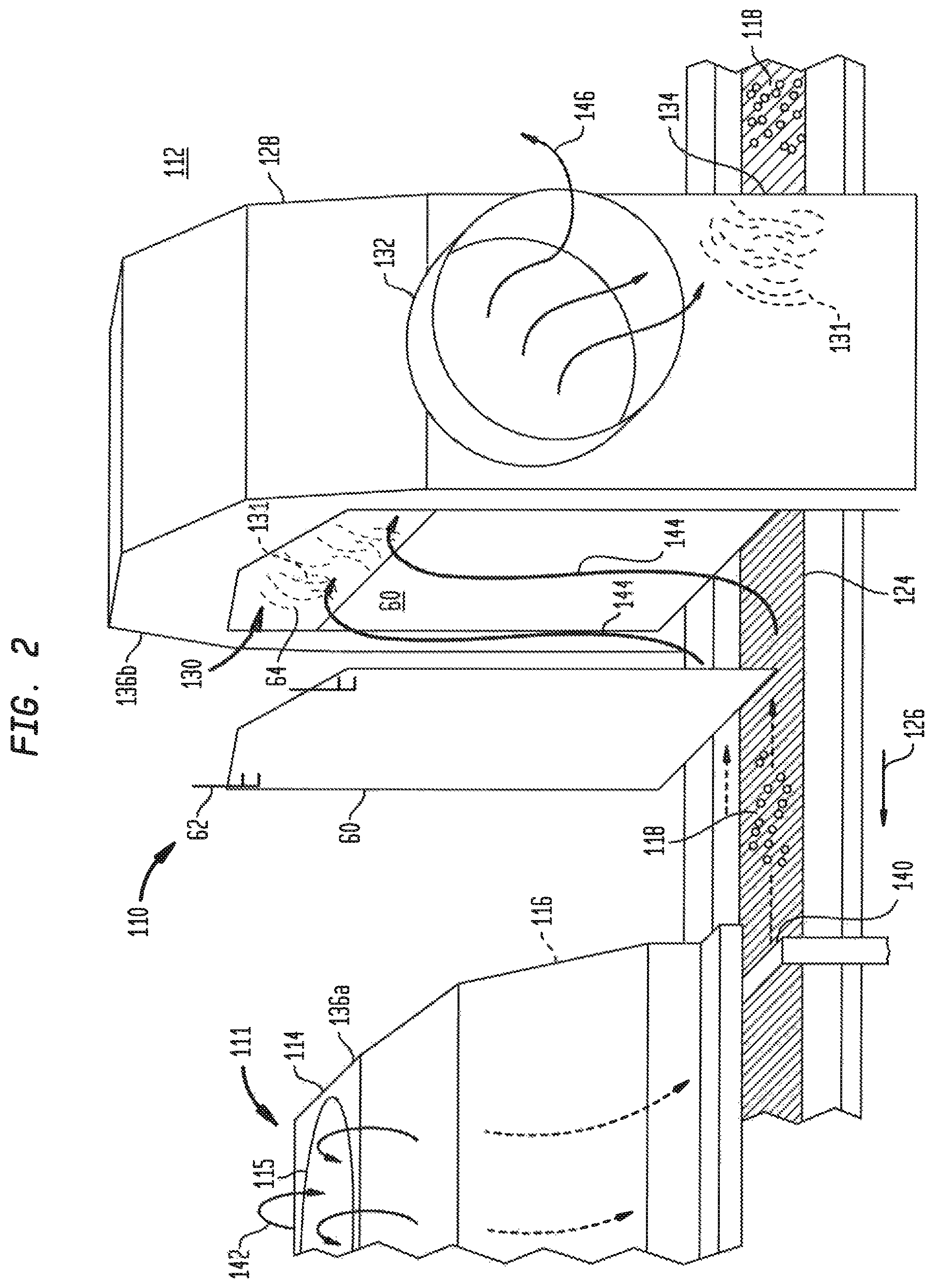 Patent US12480703 Figure 2 – Food freezer with internal exhaust