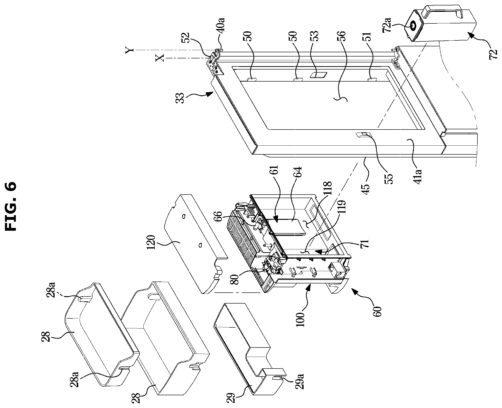 Patent US12480704 Figure 6 – Refrigerator