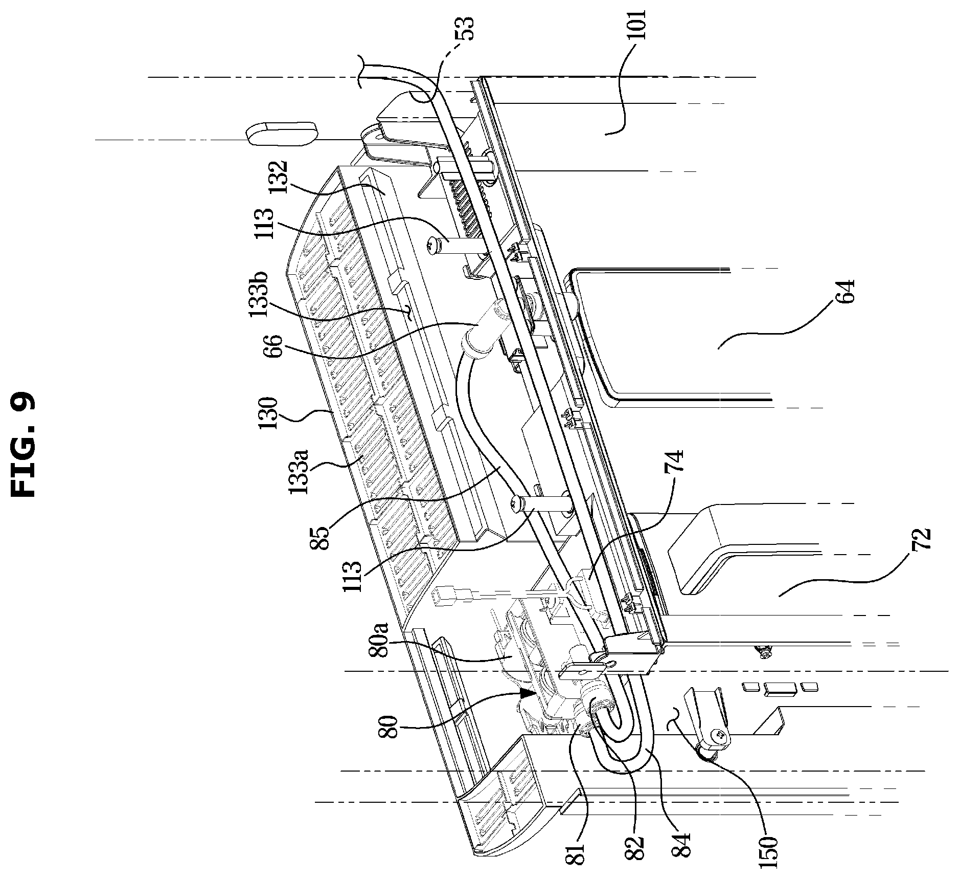 Patent US12480704 Figure 9 – Refrigerator