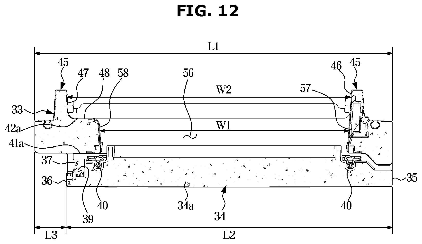 Patent US12480704 Figure 12 – Refrigerator