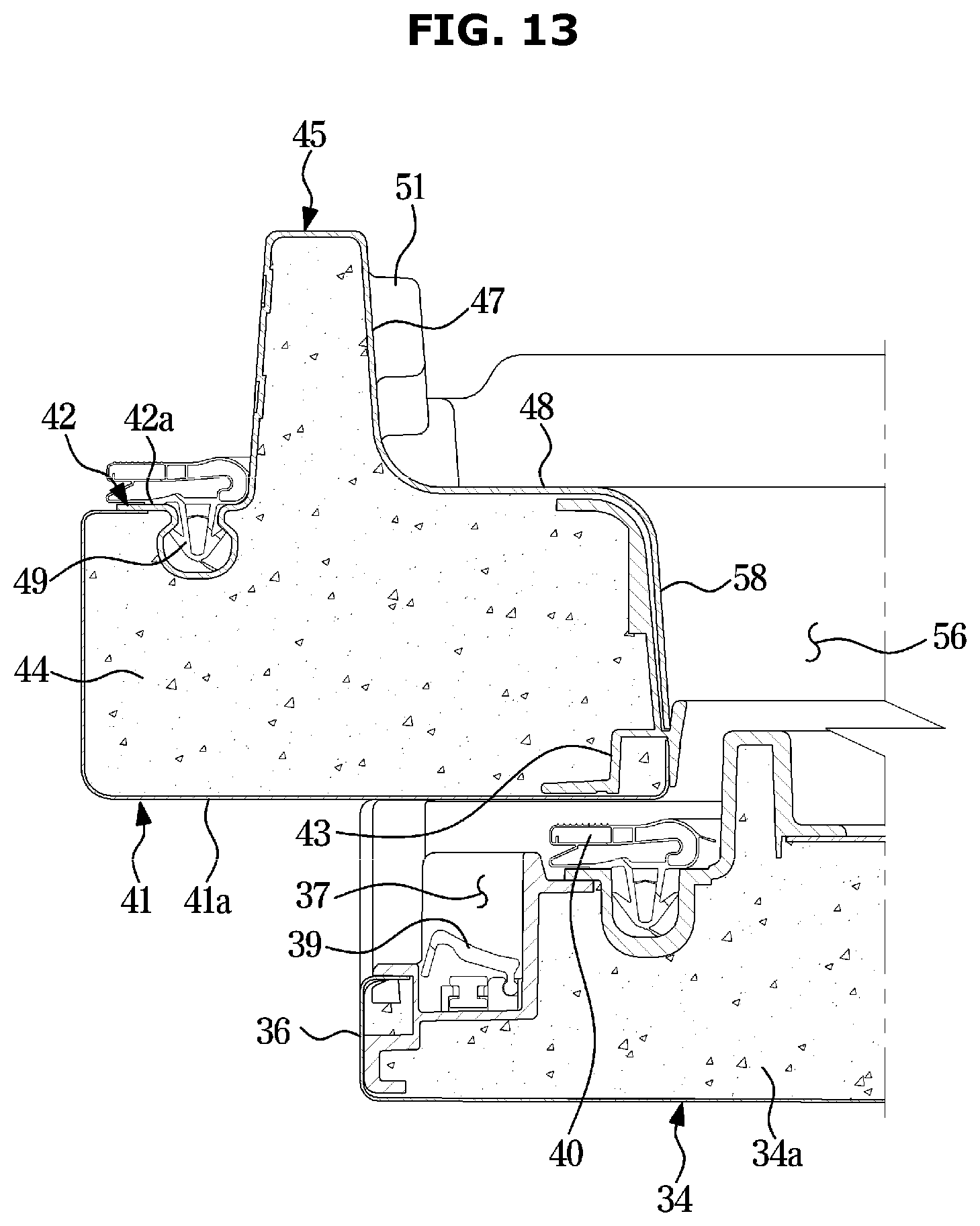Patent US12480704 Figure 13 – Refrigerator